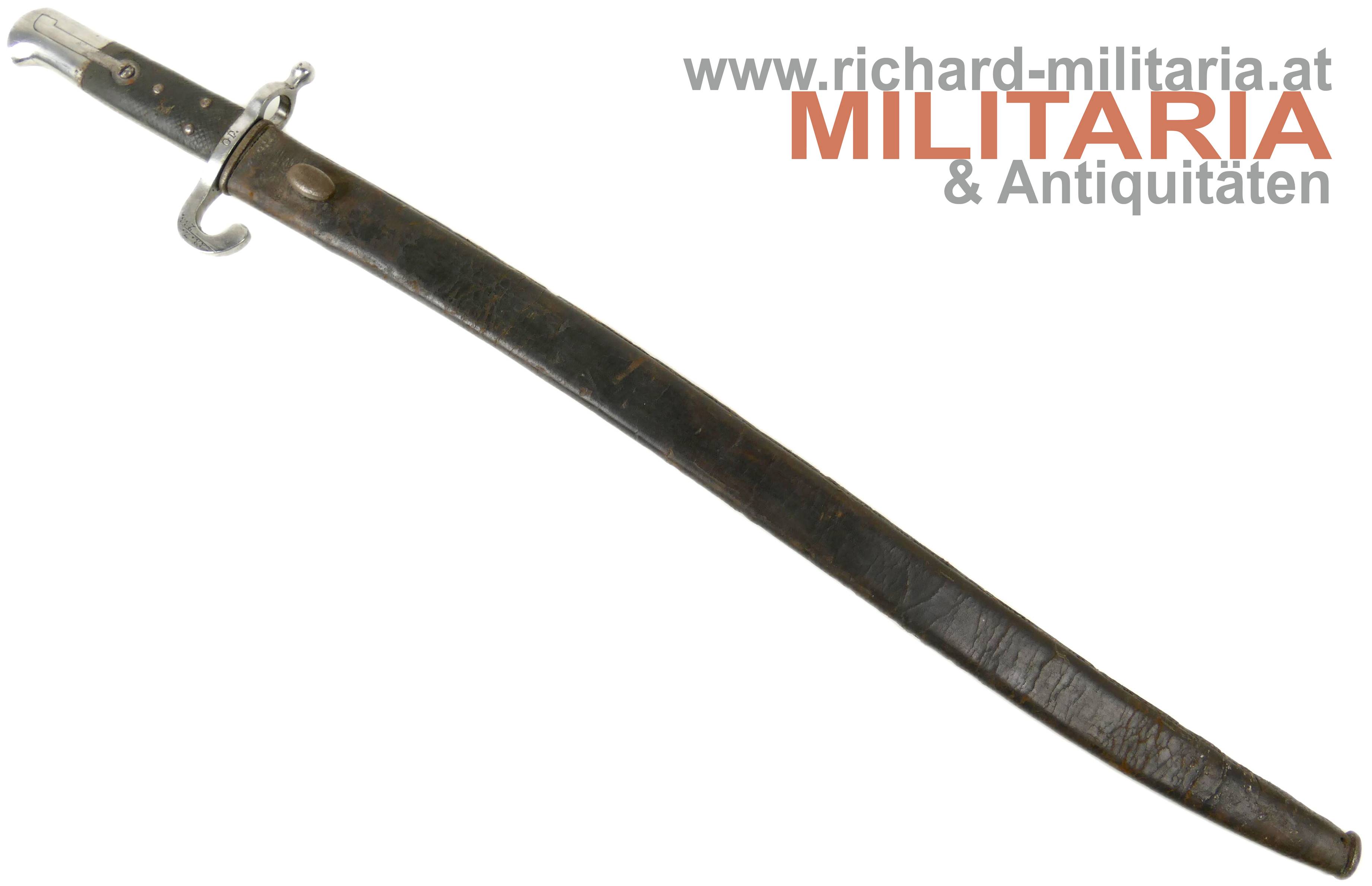 Österreich Säbelbajonett M1870 System Werndl - gekürzt