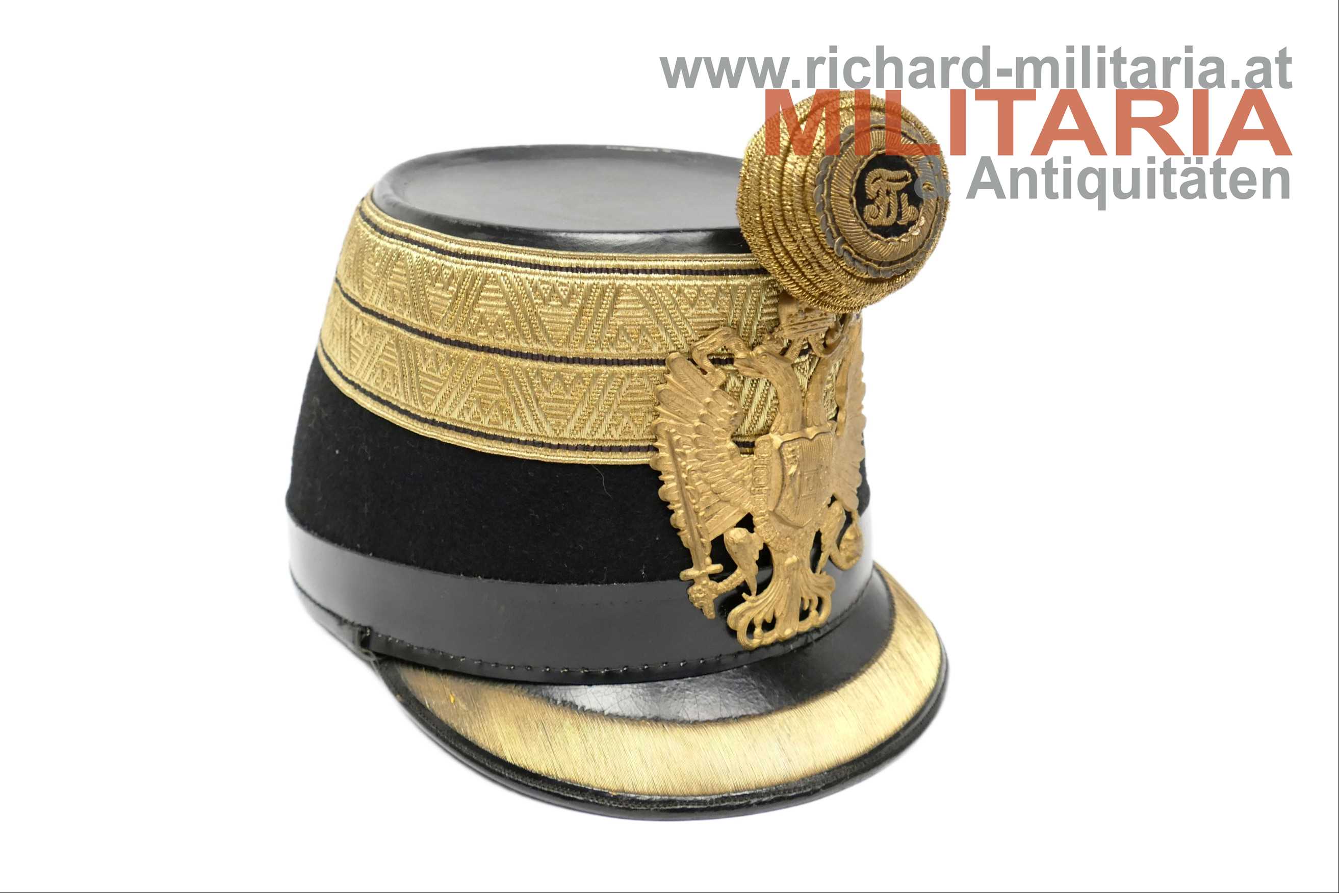 k.u.k. Infanterie-Tschako - Hauptmann - TRADITIONSVEREIN