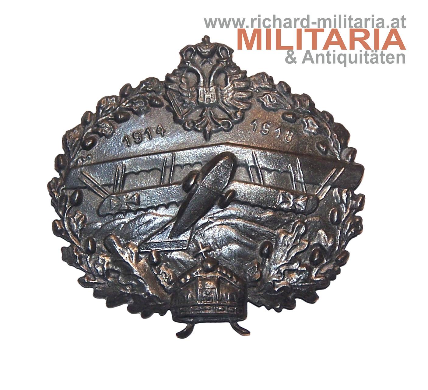k.u.k. Kappenabzeichen - Flieger 1914-1918 