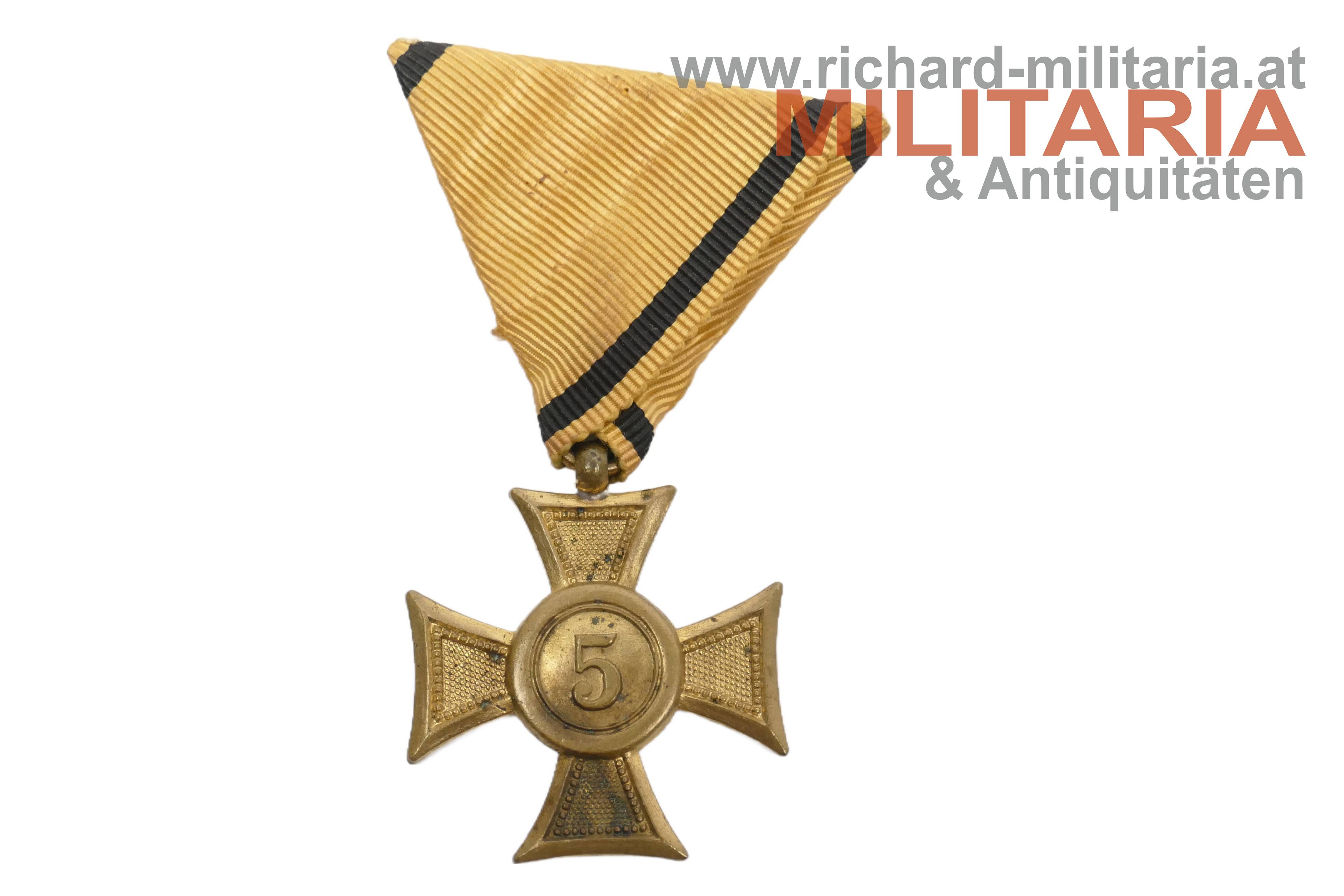 1. Republik / Bundesstaat Dienstauszeichnung Mannschaft 5 Jahre