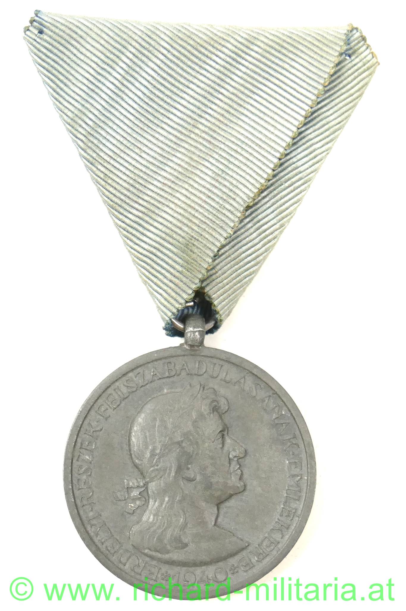Ungarn - Siebenbürgische Erinnerungsmedaille 1940