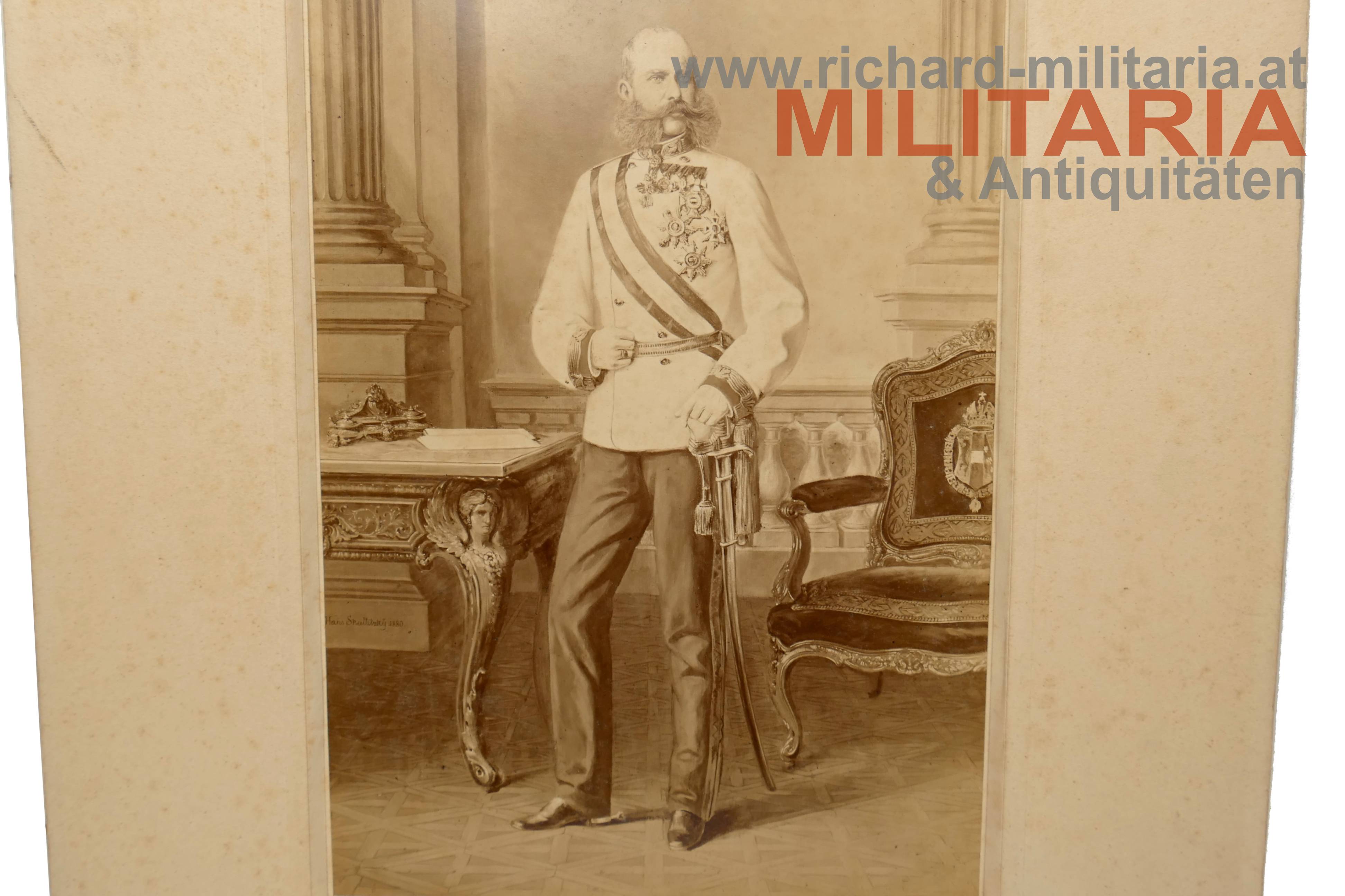 k.u.k. Bilddruck - Kaiser Franz Joseph I. - Hans Skallitzky 1880