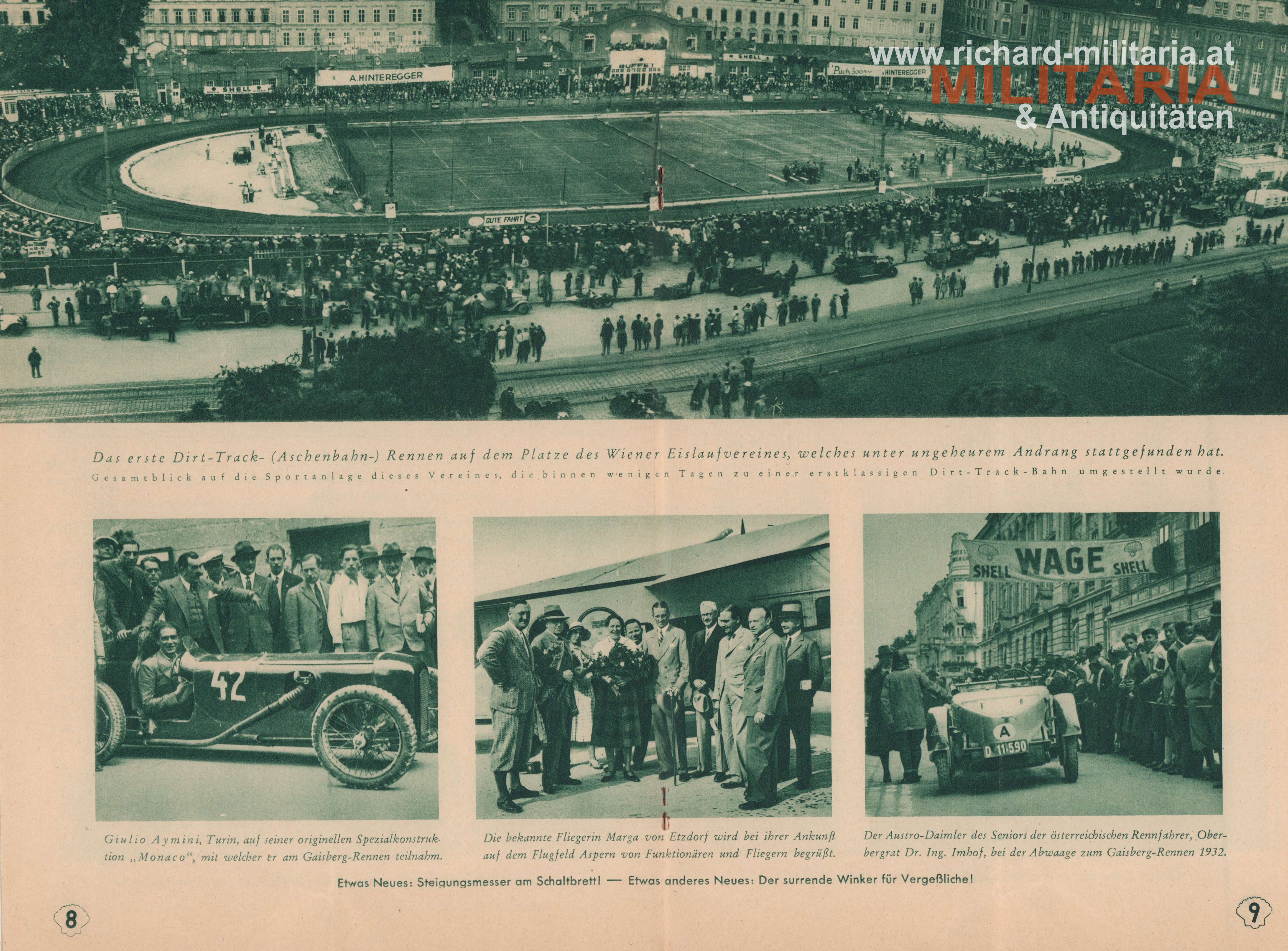 Gelb-Rot - Nachrichten der "Shell-Floridsdorfer" - Juli-August Heft 1932