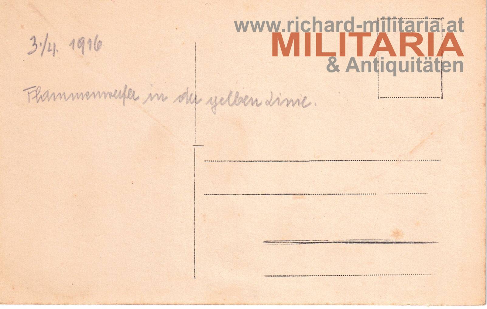 k.u.k. Foto FLAMMENWERFER 