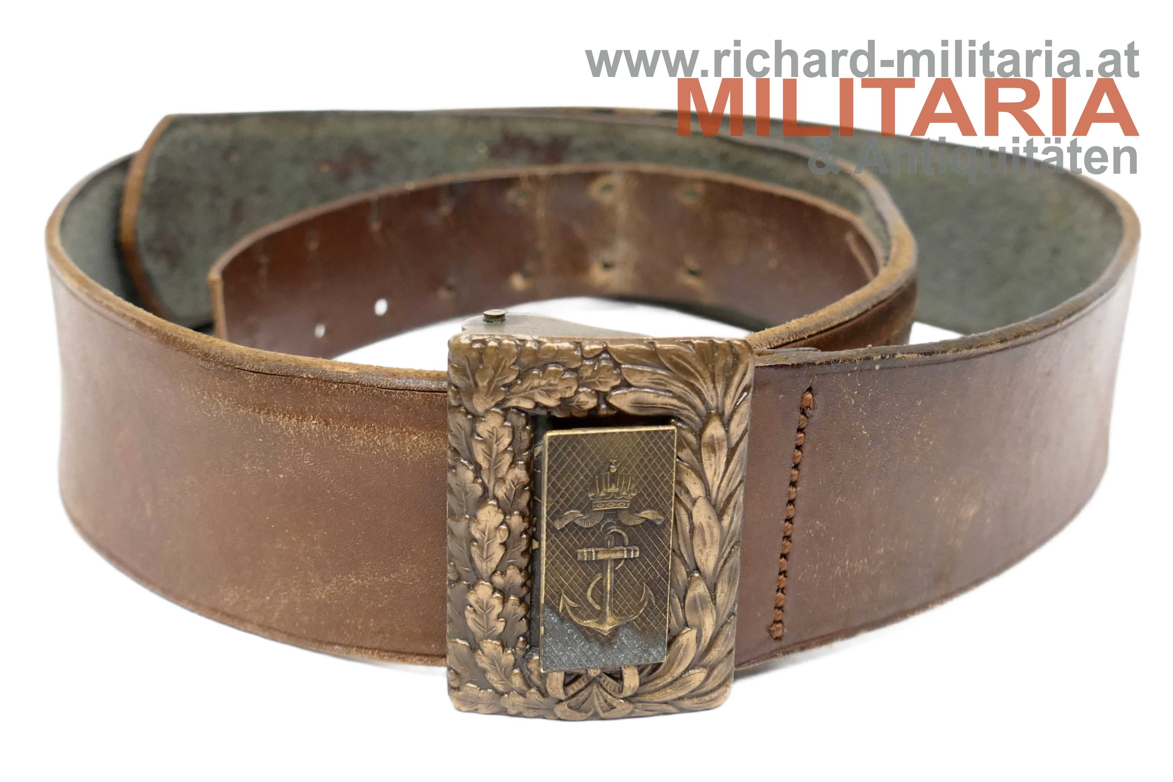 k.u.k. Kriegsmarine - Leibriemen für Offiziere