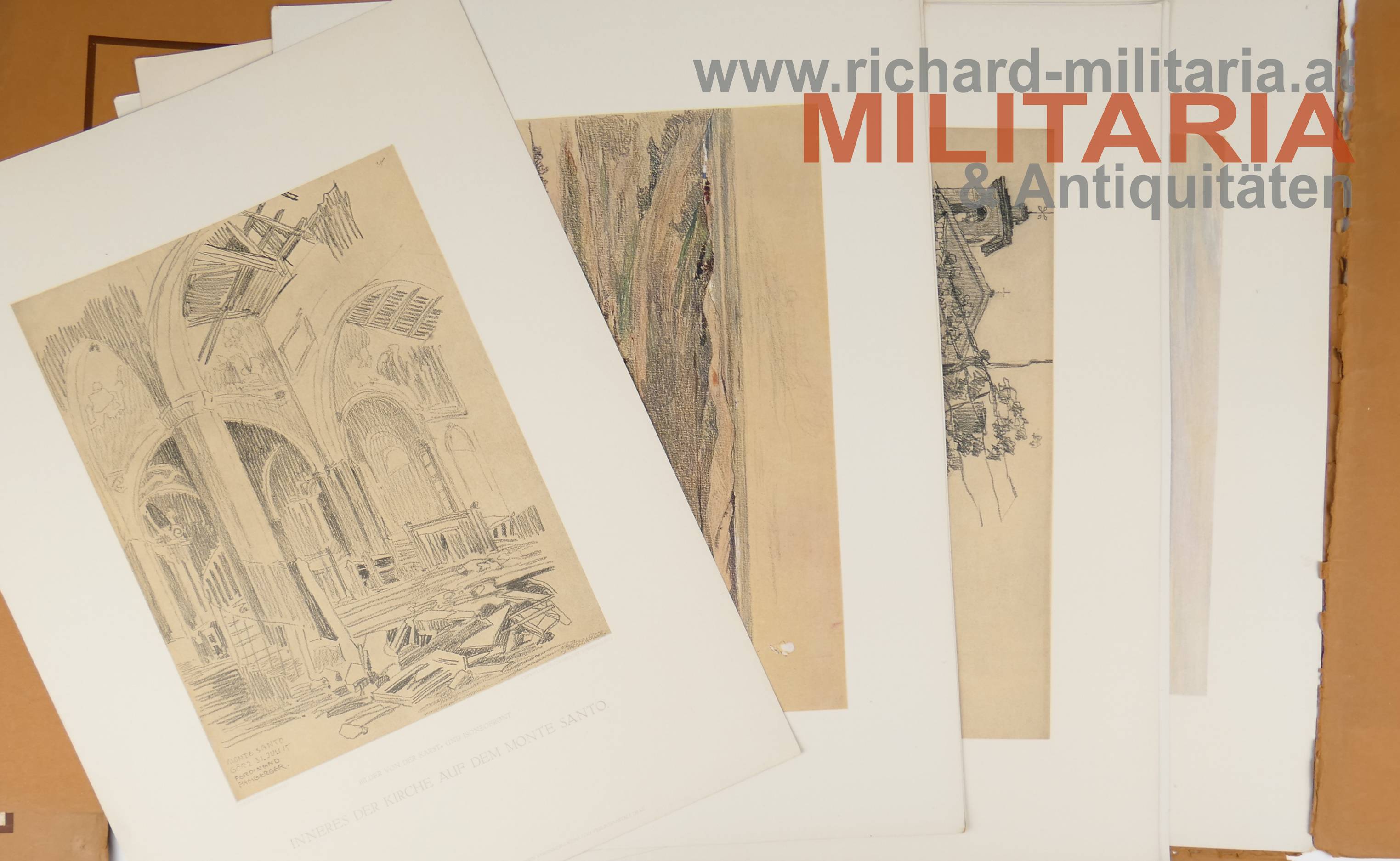 Bilder von Karst- und Isonzofront - 10 Drucke