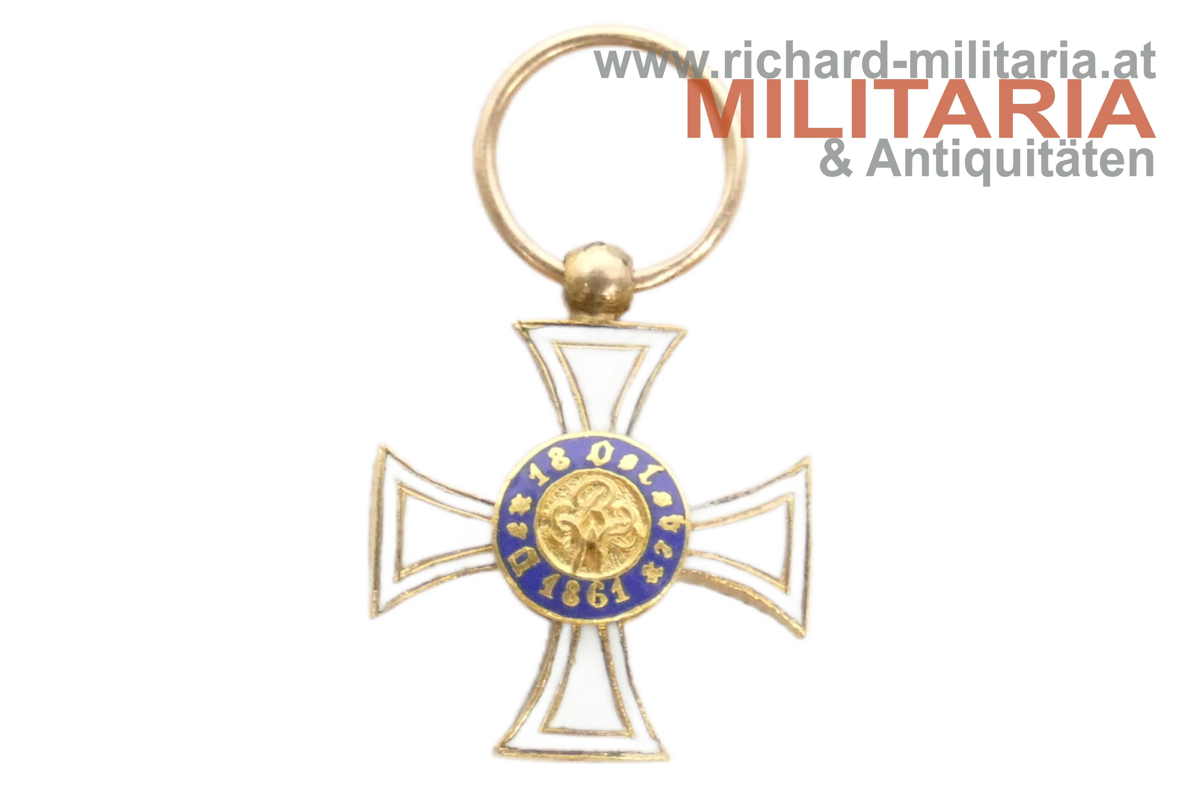 Preussen - Kronenorden 3. Klasse - MINIATUR - GOLD