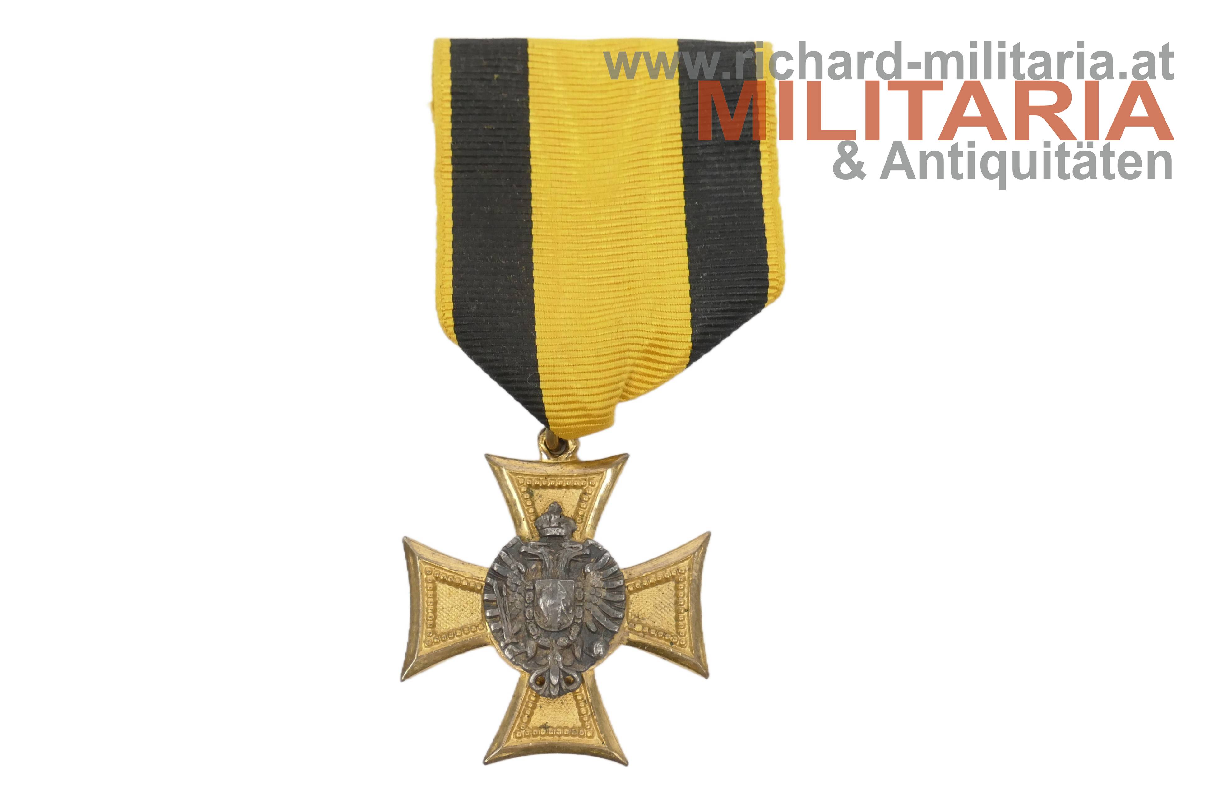 k.u.k. Militärdienstzeichen - Offizier - I. Klasse (25 Jahre) 