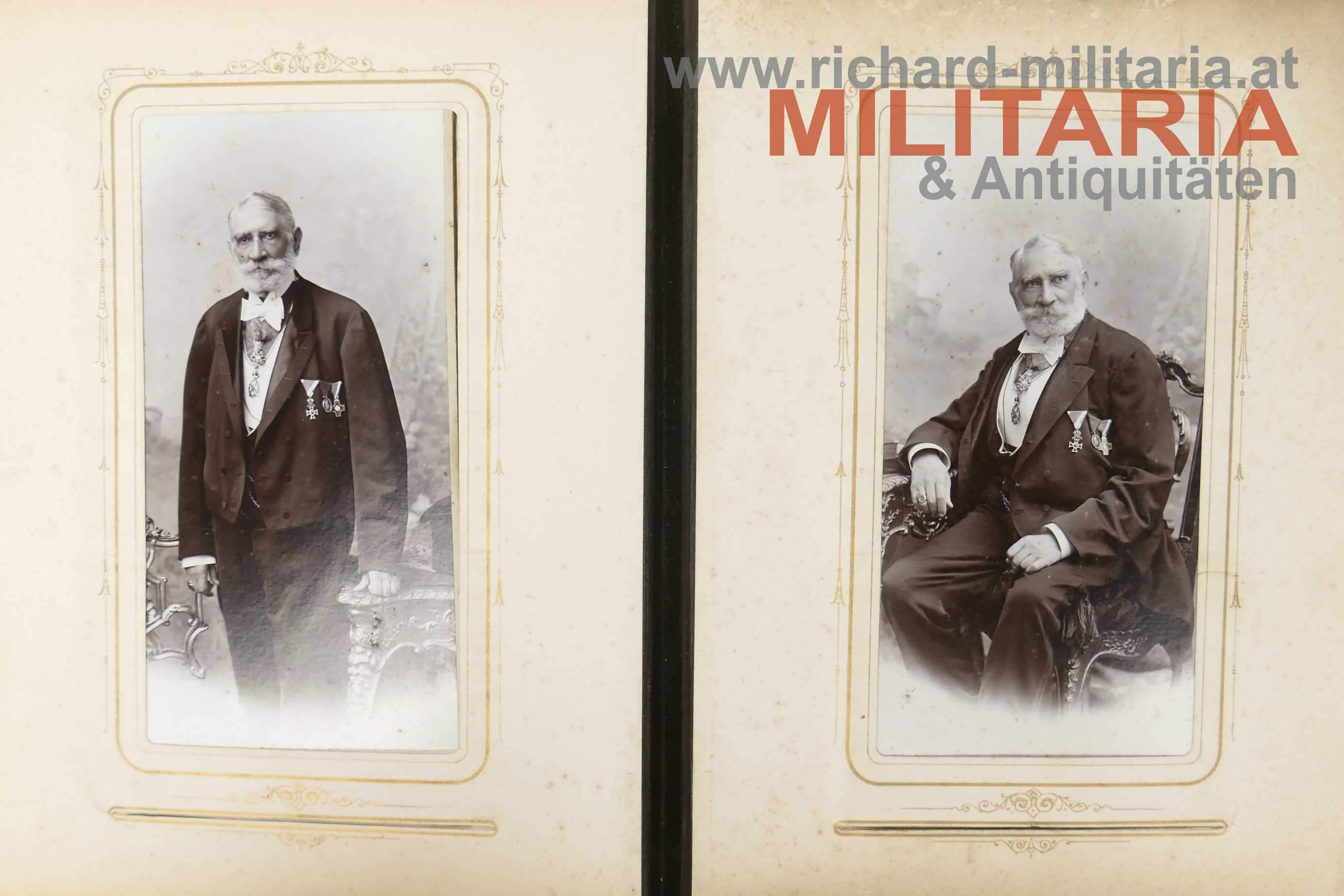 Prunkfamilienalbum - k.u.k. Generalkonsul 1. Klasse Richard Hickel
