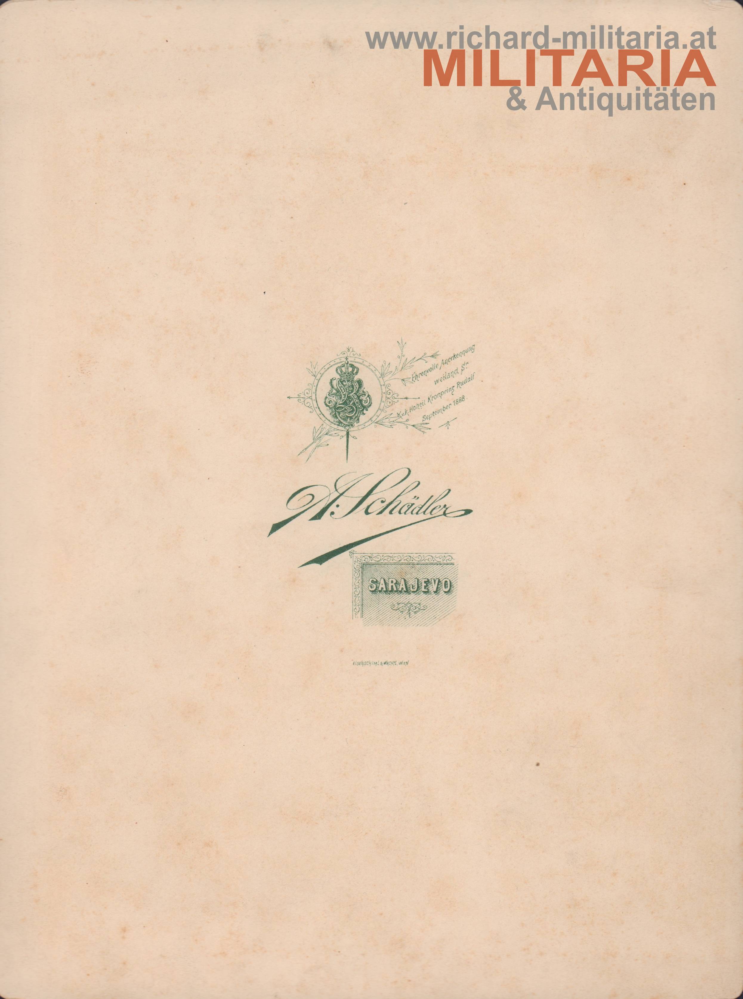 Foto - Mehmed-beg Kapetanović Ljubušak (Bürgermeister von Sarajevo - um 1897)