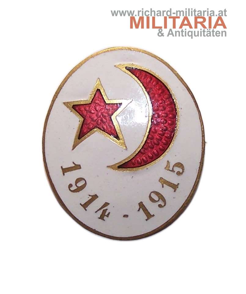 k.u.k. Kappenabzeichen Türkisches Rotes Kreuz