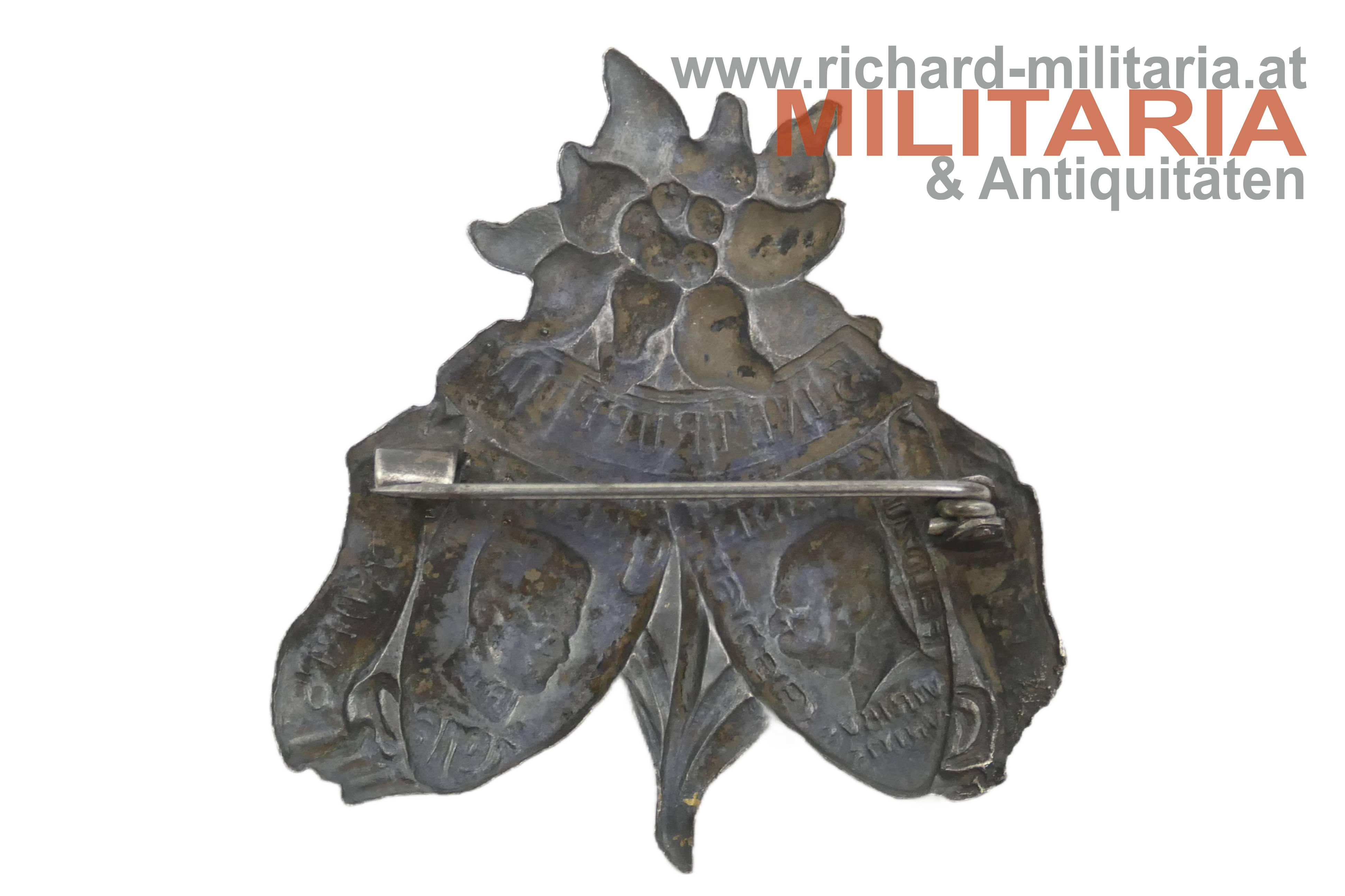 k.u.k. Kappenabzeichen - 3. Infanterietruppendivison - XIV. Korps - XX. Korps