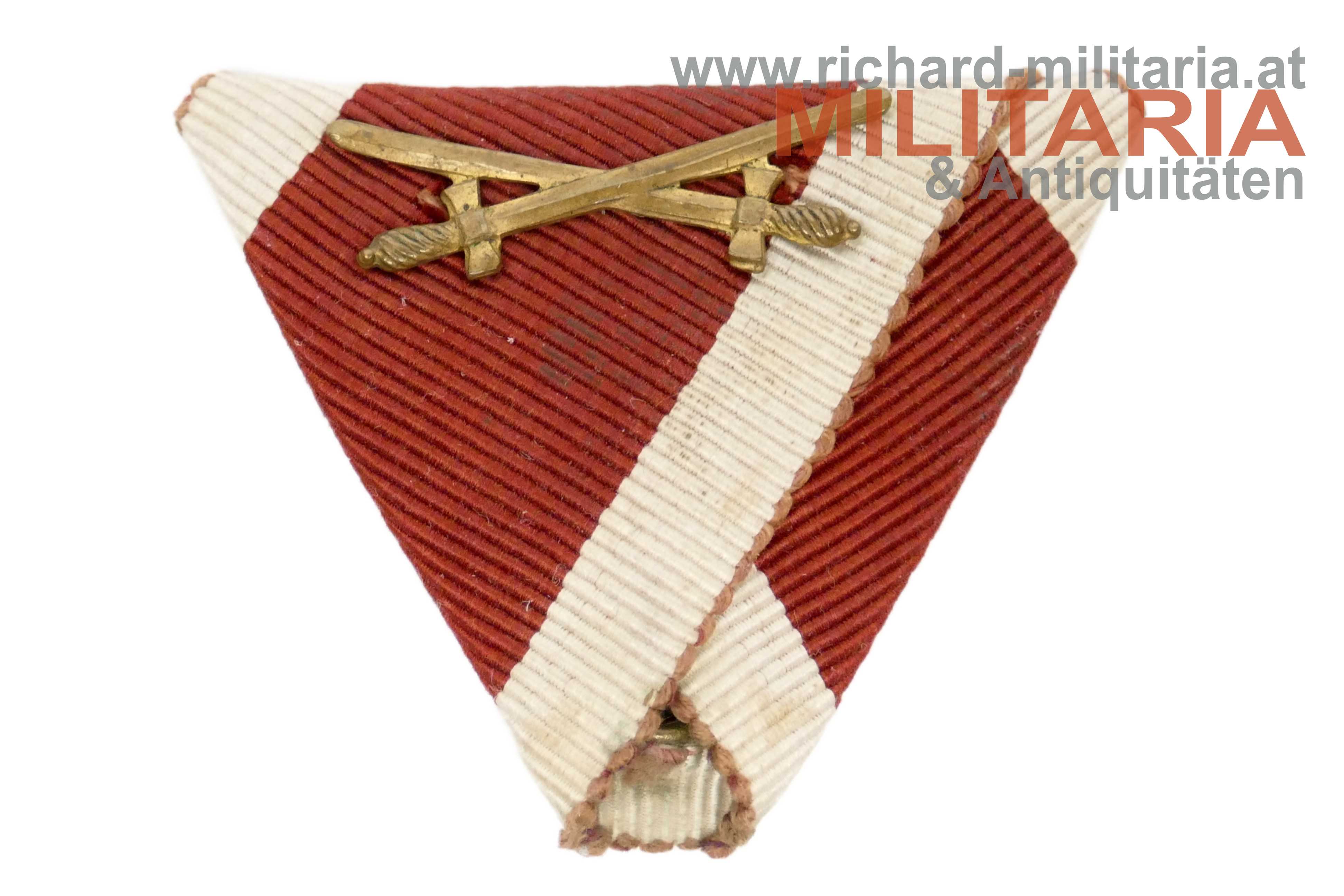 Band zum kaiserlichen Leopold-Orden Ritterkreuz mit Schwertern