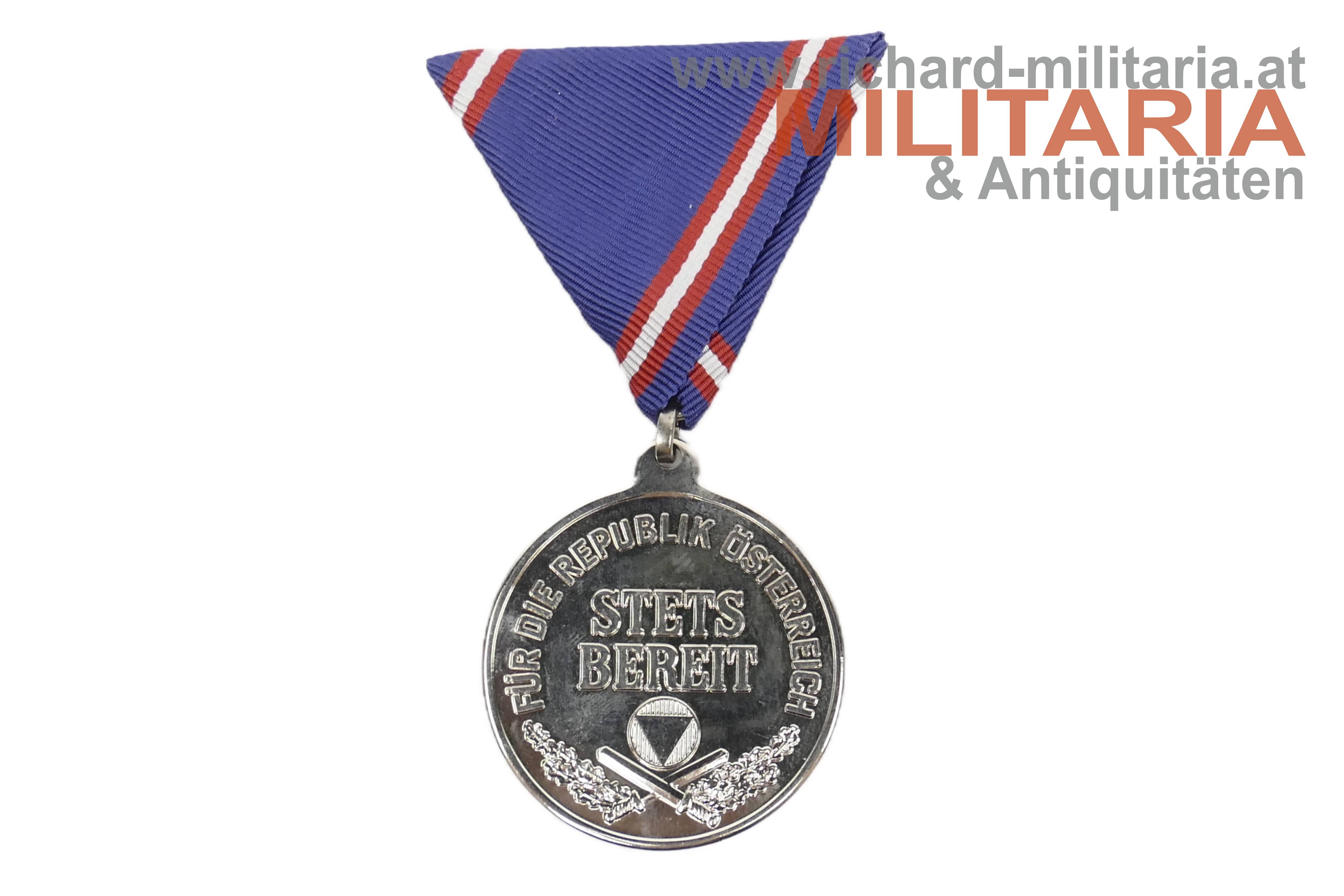Österreich - Wehrdienstmedaille Silber - Stets Bereit