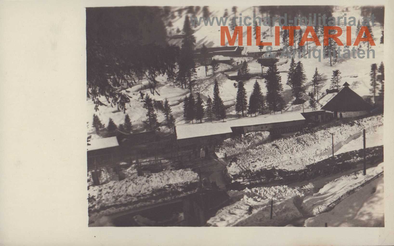 k.u.k Foto "Fassungsstelle in Gertele (?) Italien"