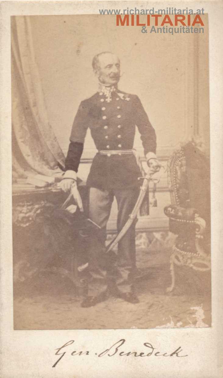 k.u.k. Foto General Benedek 1860/70