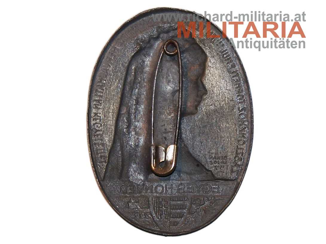 k.u. Kappenabzeichen - Honvéd Infanterie Reg. Nr. 1 Budapest