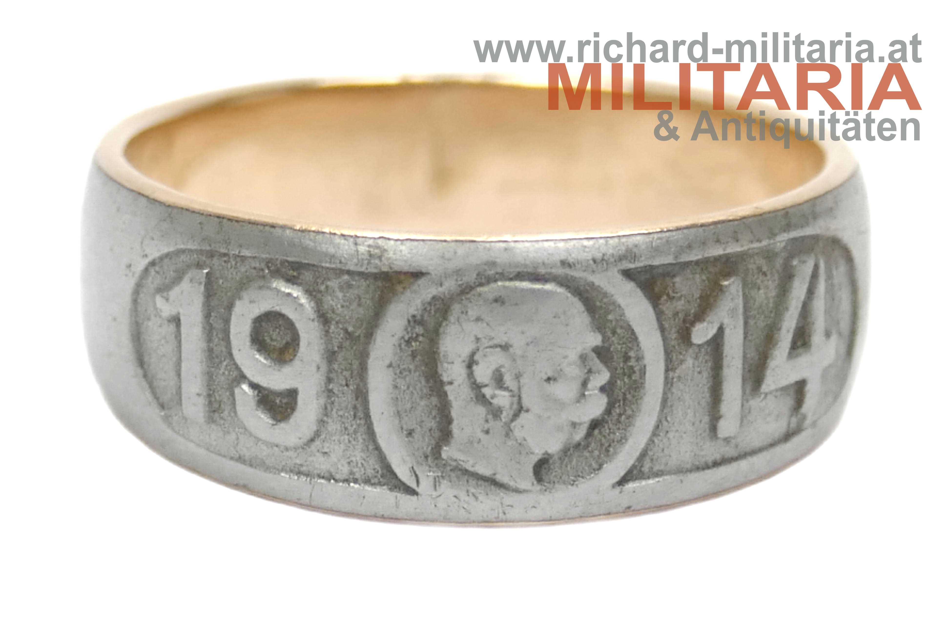 k.u.k. Ring - 1914 GOLD / EISEN 
