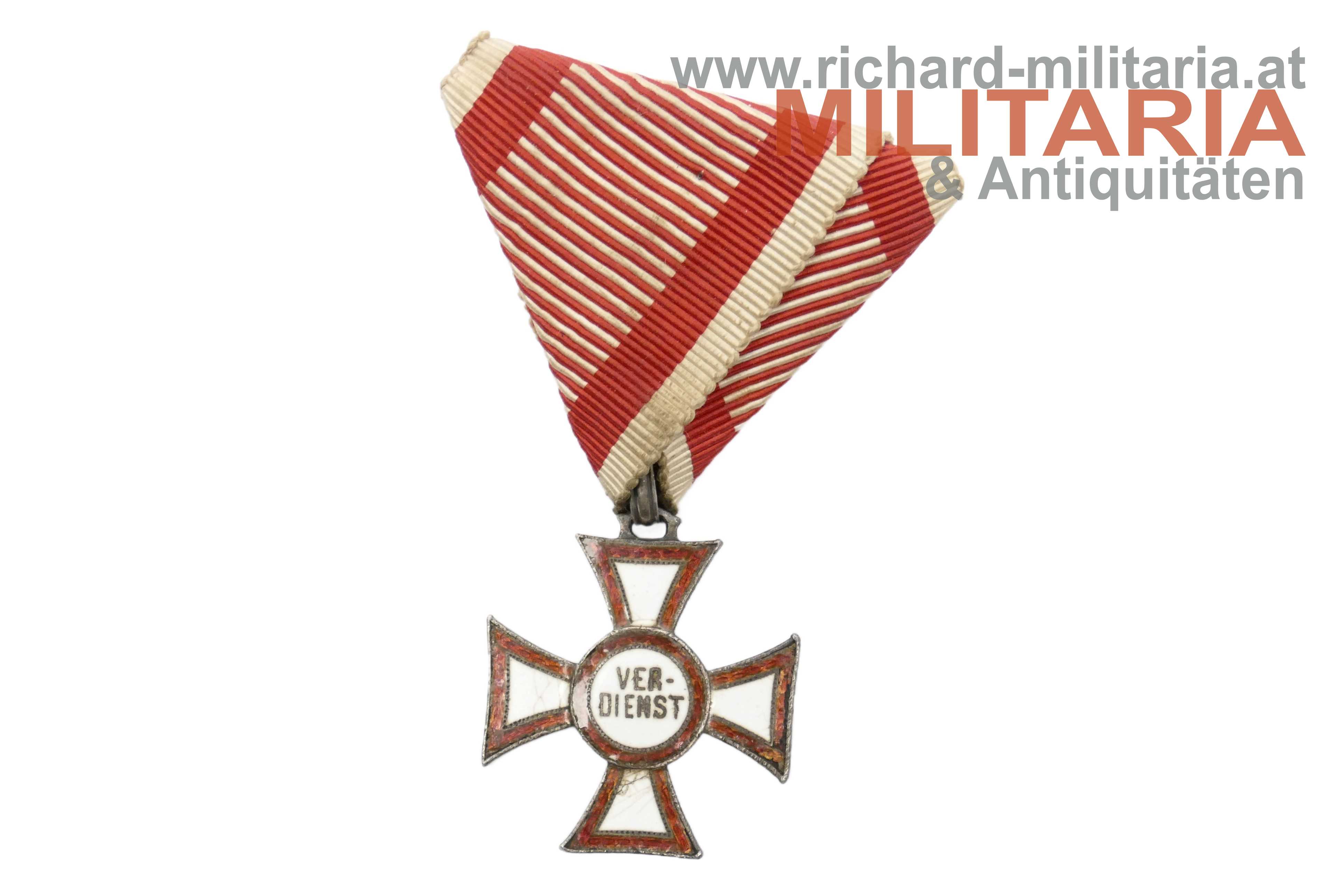 k.(u.)k. Militärverdienstkreuz 2. Modell - Übergangstyp