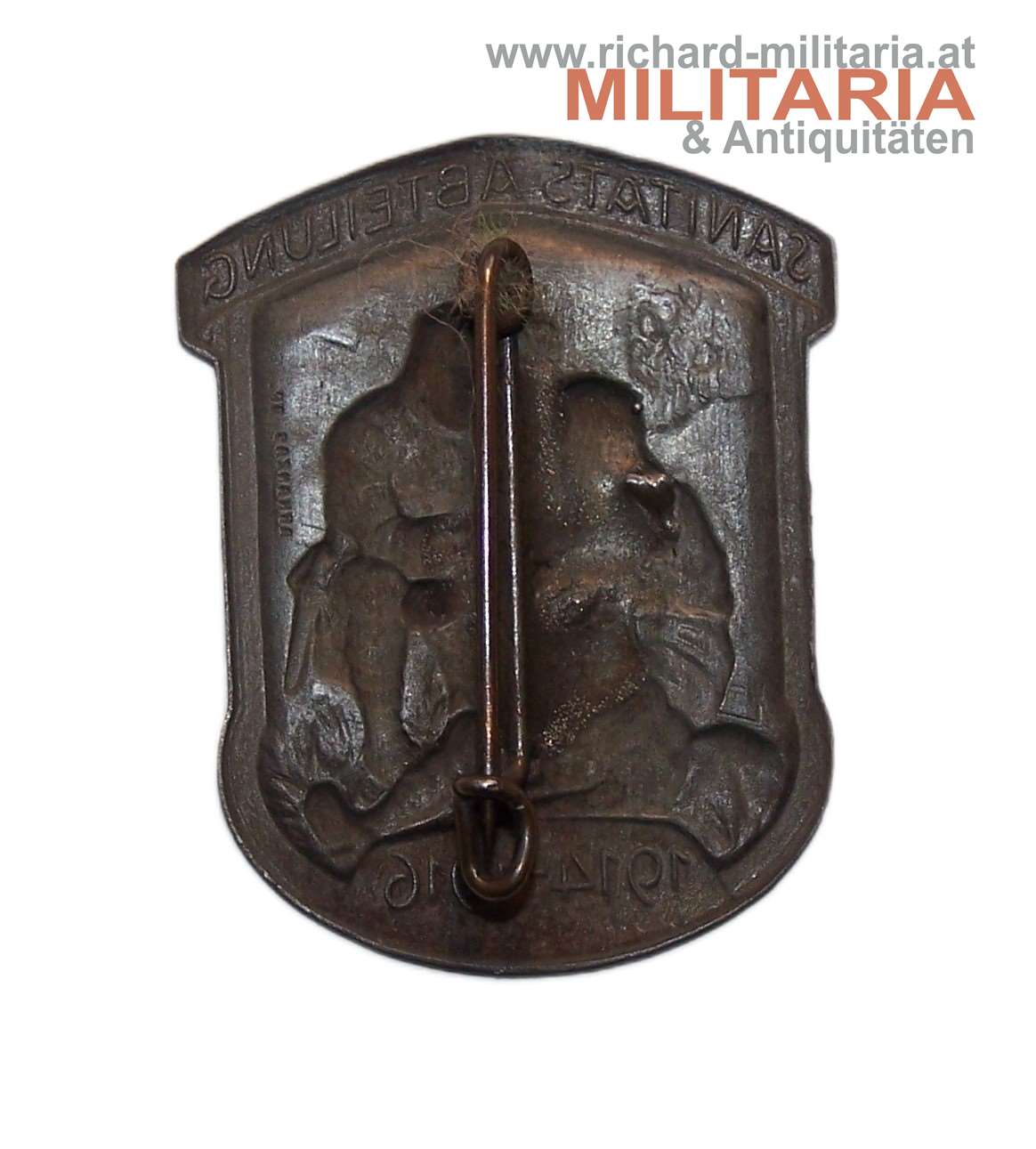 k.u.k. Kappenabzeichen Sanitäts-Abteilung 1914-1916