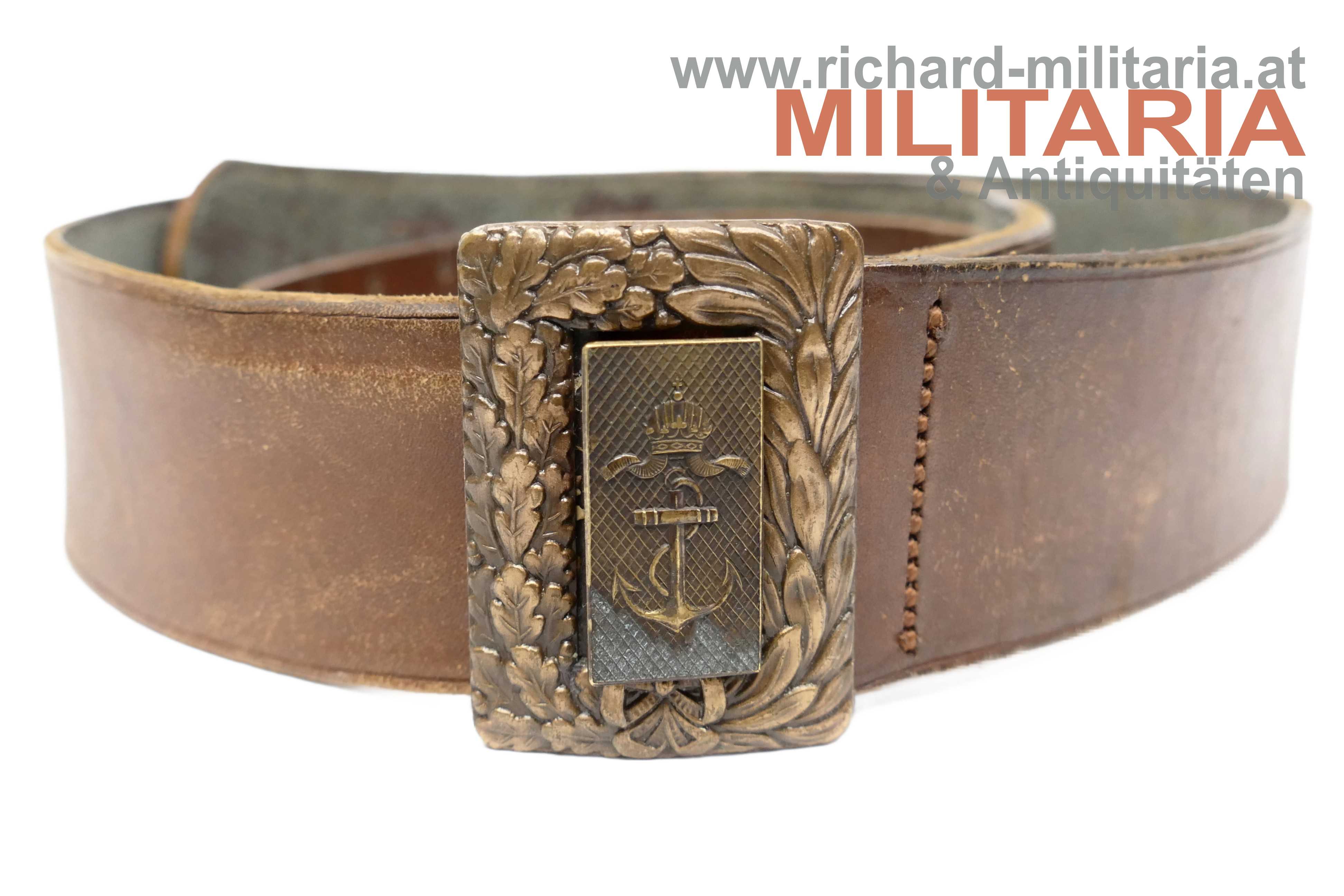 k.u.k. Kriegsmarine - Leibriemen für Offiziere