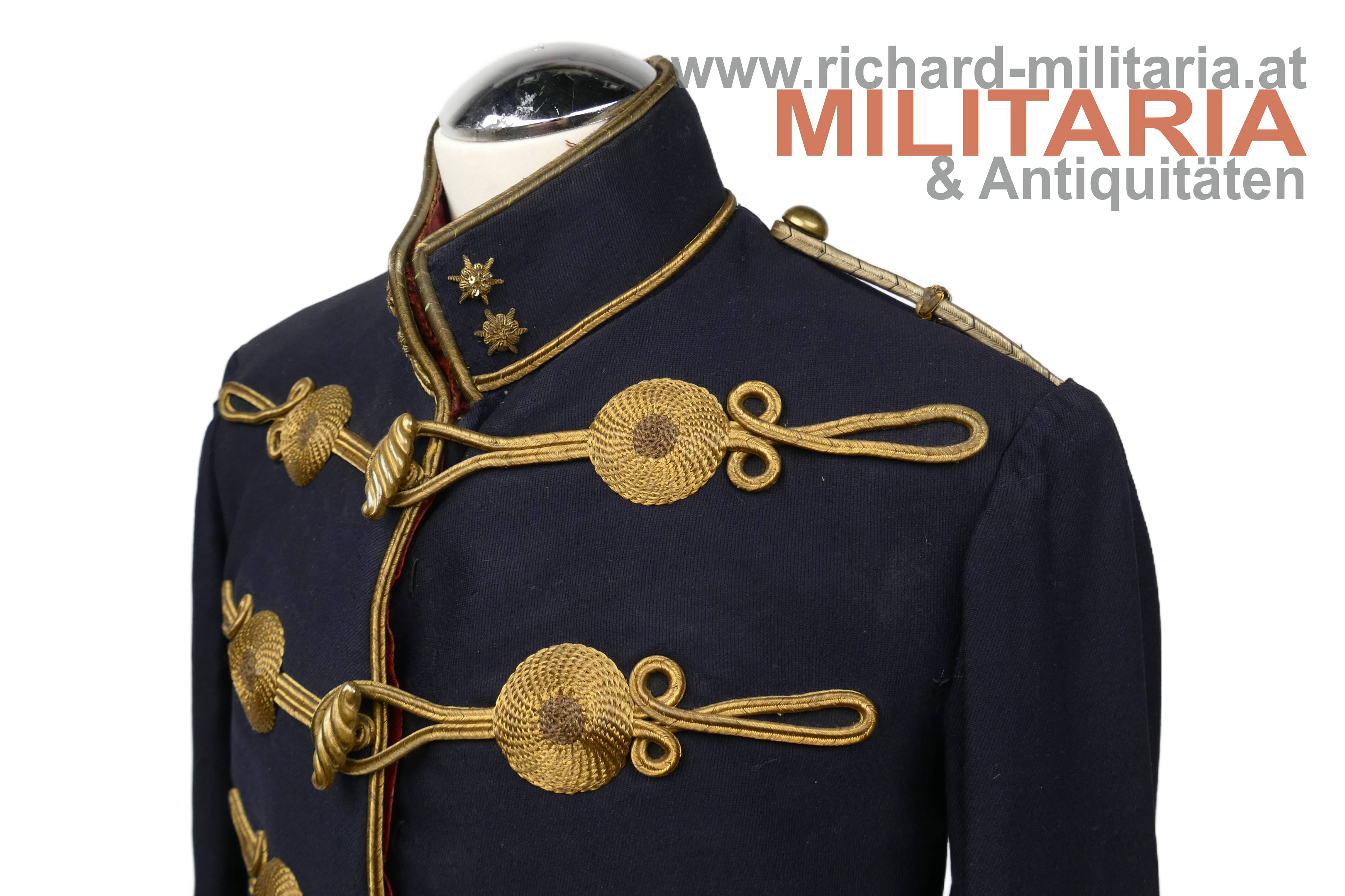 k.u.k. dunkelblauer Husaren-Attila - Oberleutnant