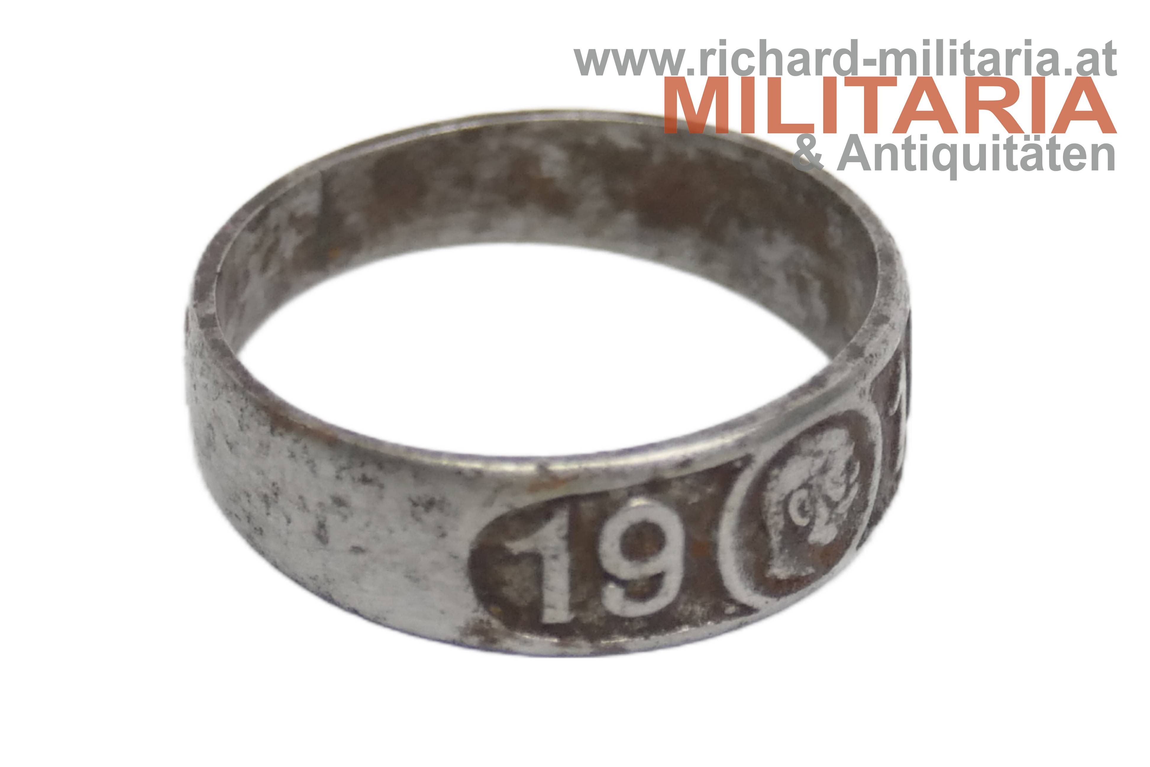 k.u.k. patriotischer Ring - Kaiser Franz Joseph - 1914