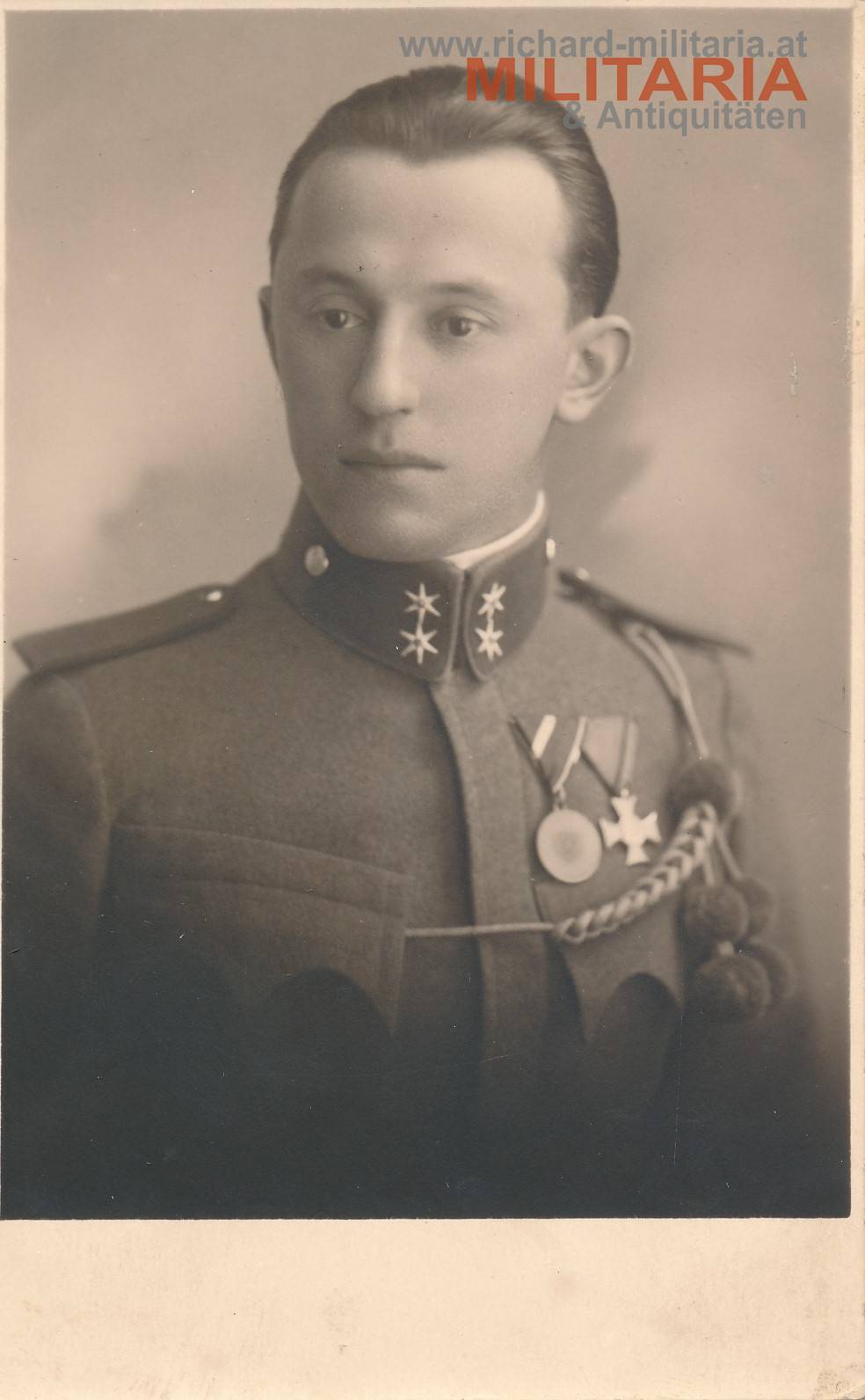 Österreich Bundesstaat - Foto - Korporal mit Auszeichnungen - 1935
