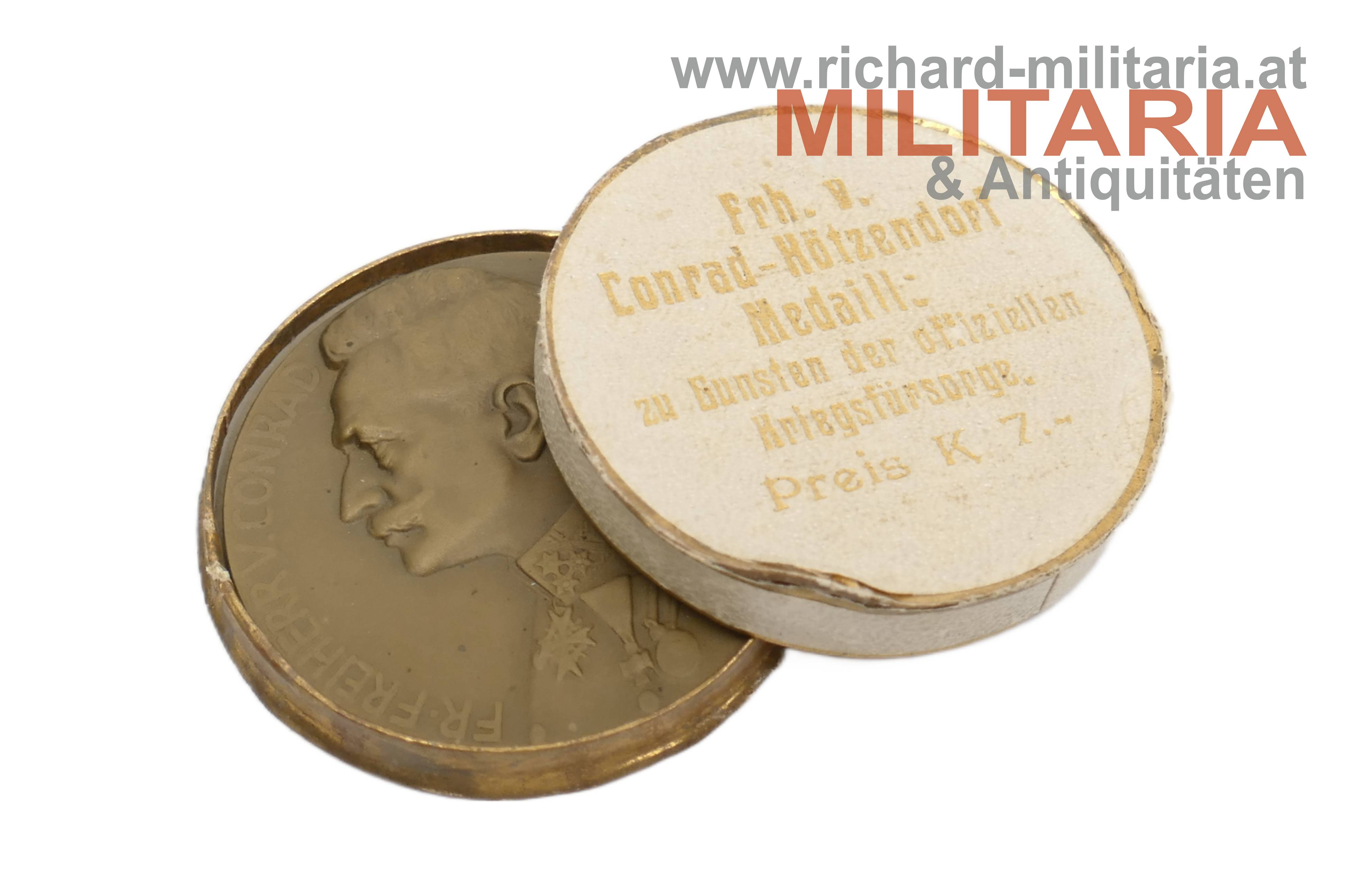 k.u.k. Offizielle Kriegsfürsorge - Medaille - Conrad v. Hötzendorf