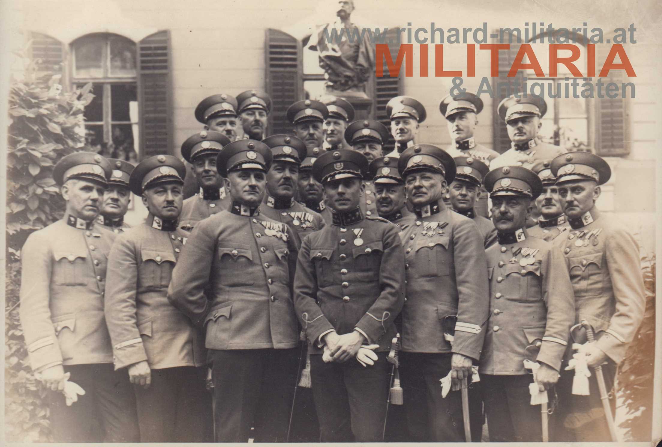 Österreich 1933 - Gendarmerie-Vereidigung Gruppenfoto