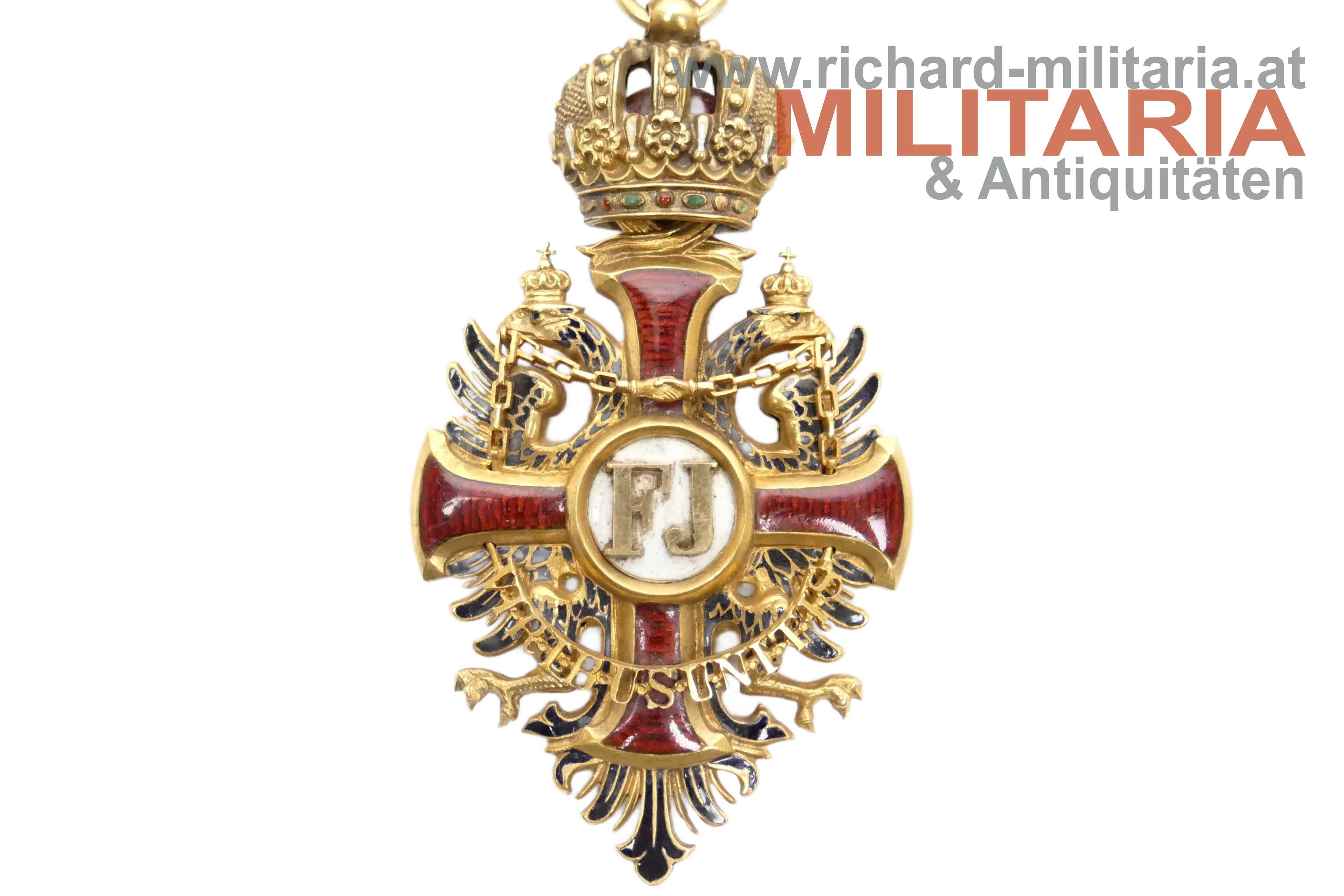 k.u.k. Franz Joseph-Orden - Komtur - GOLD - Gebrüder Resch - um 1875