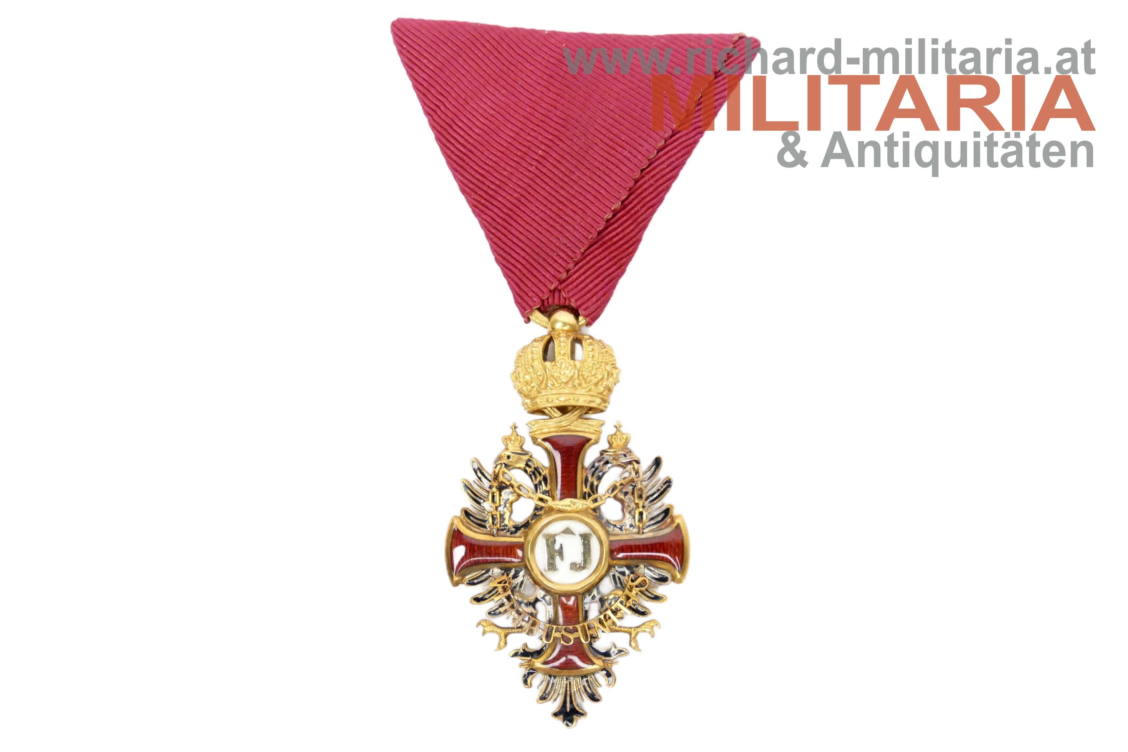 kaiserlicher Franz - Joseph-Orden - Ritterkreuz GOLD