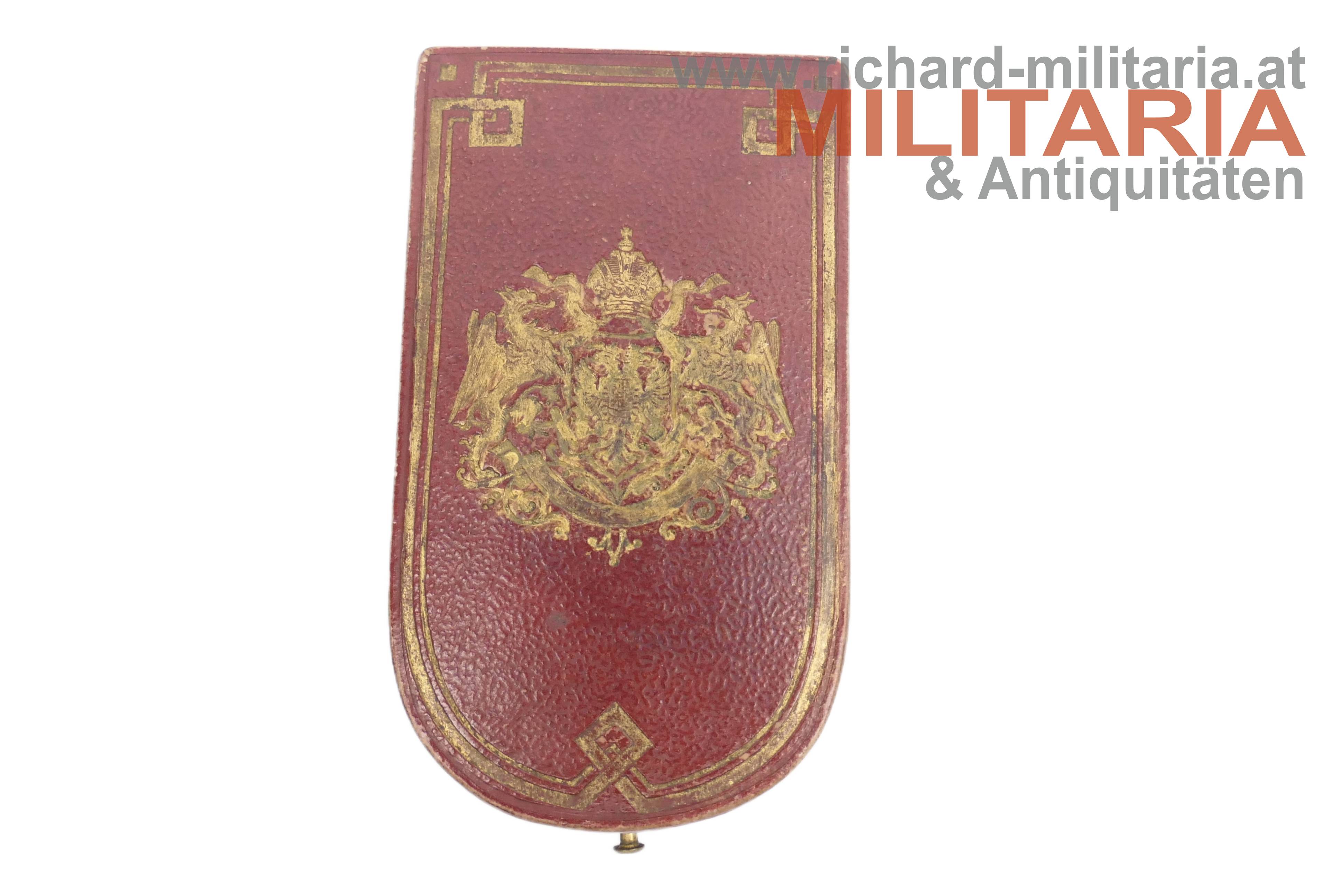 k.u.k. Etui zur Bronzenen Militärverdienstmedaille