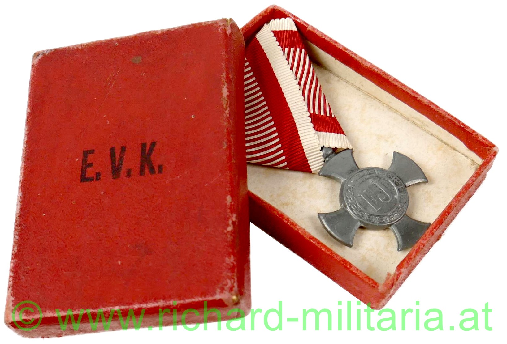 k.u.k. Eisernes Verdienstkreuz mit Etui