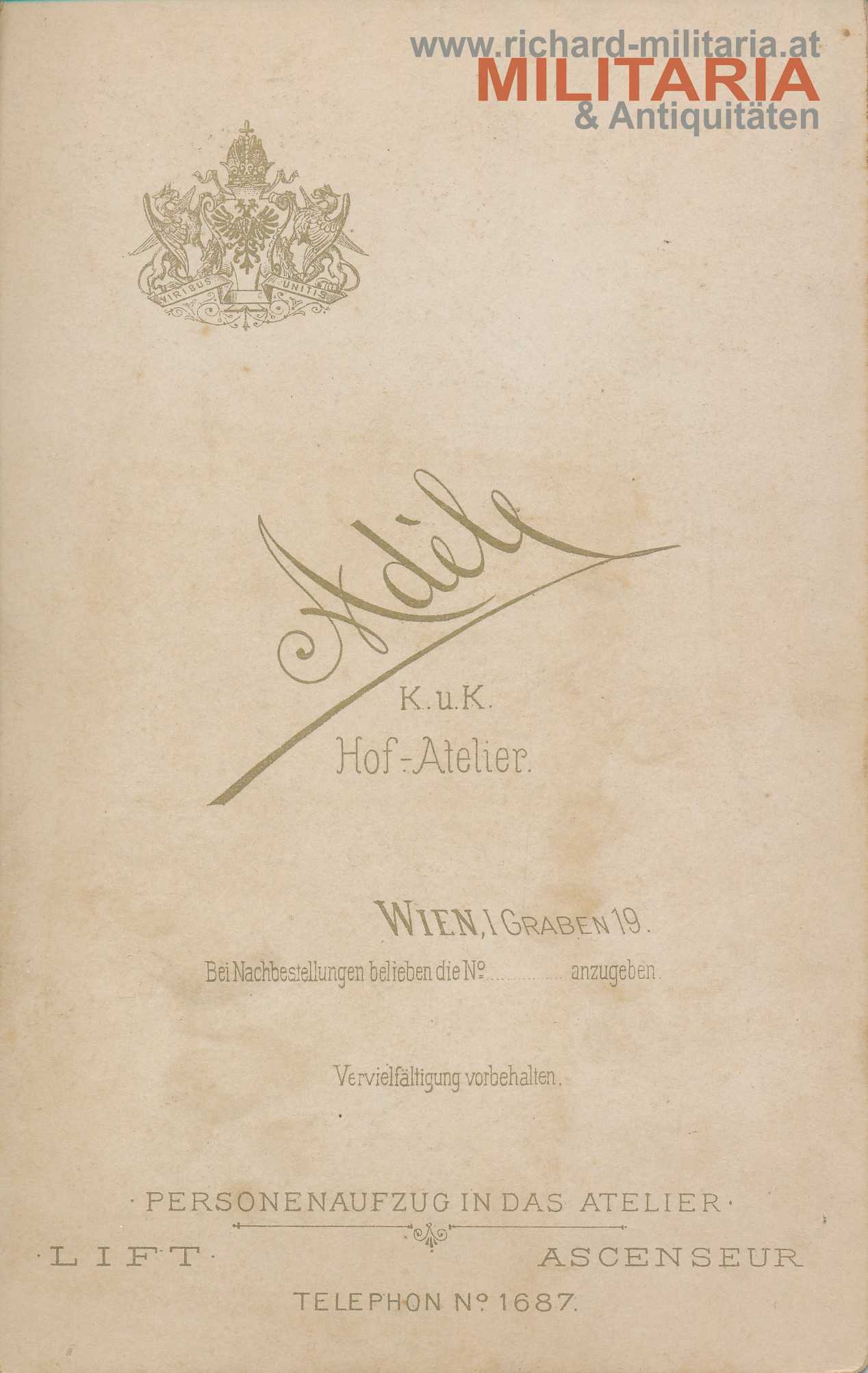 k.u.k. Hartkartonfoto - König Alexander I. von Serbien