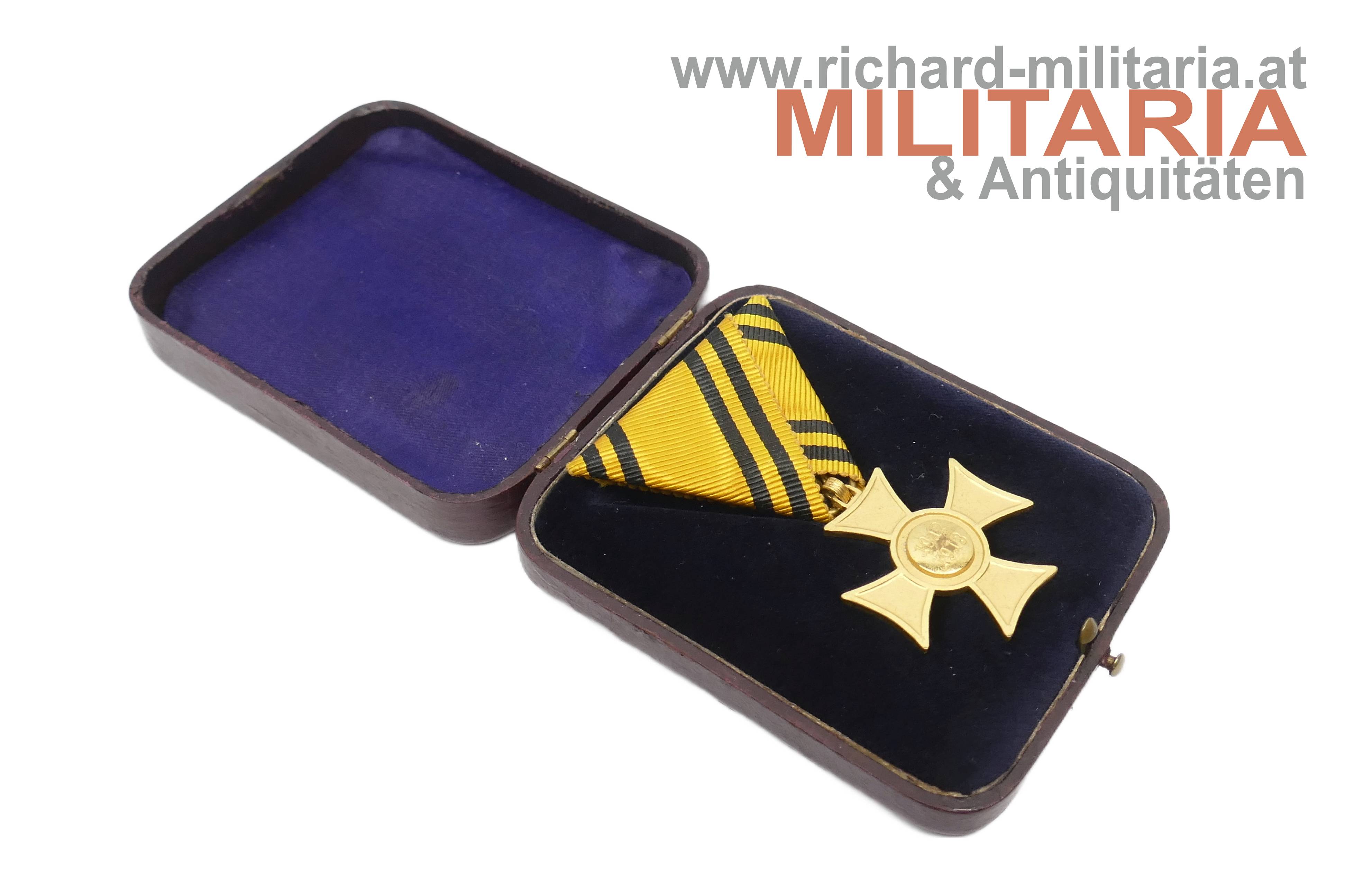 k.u.k. Mobilisierungskreuz 1912/1913 im Etui