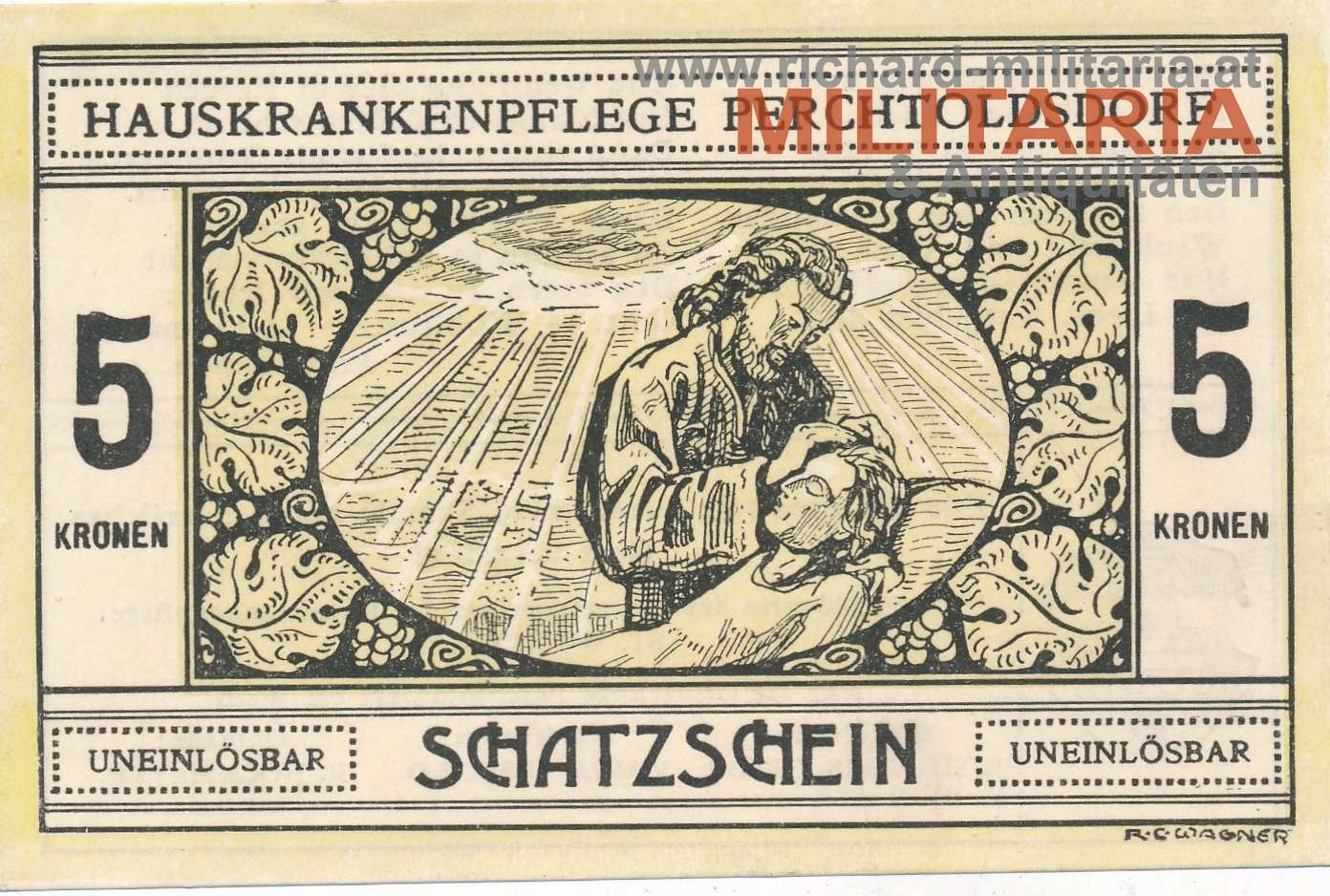 Schatzscheine/Notgeld der Hauskrankenpflege Perchtoldsdorf