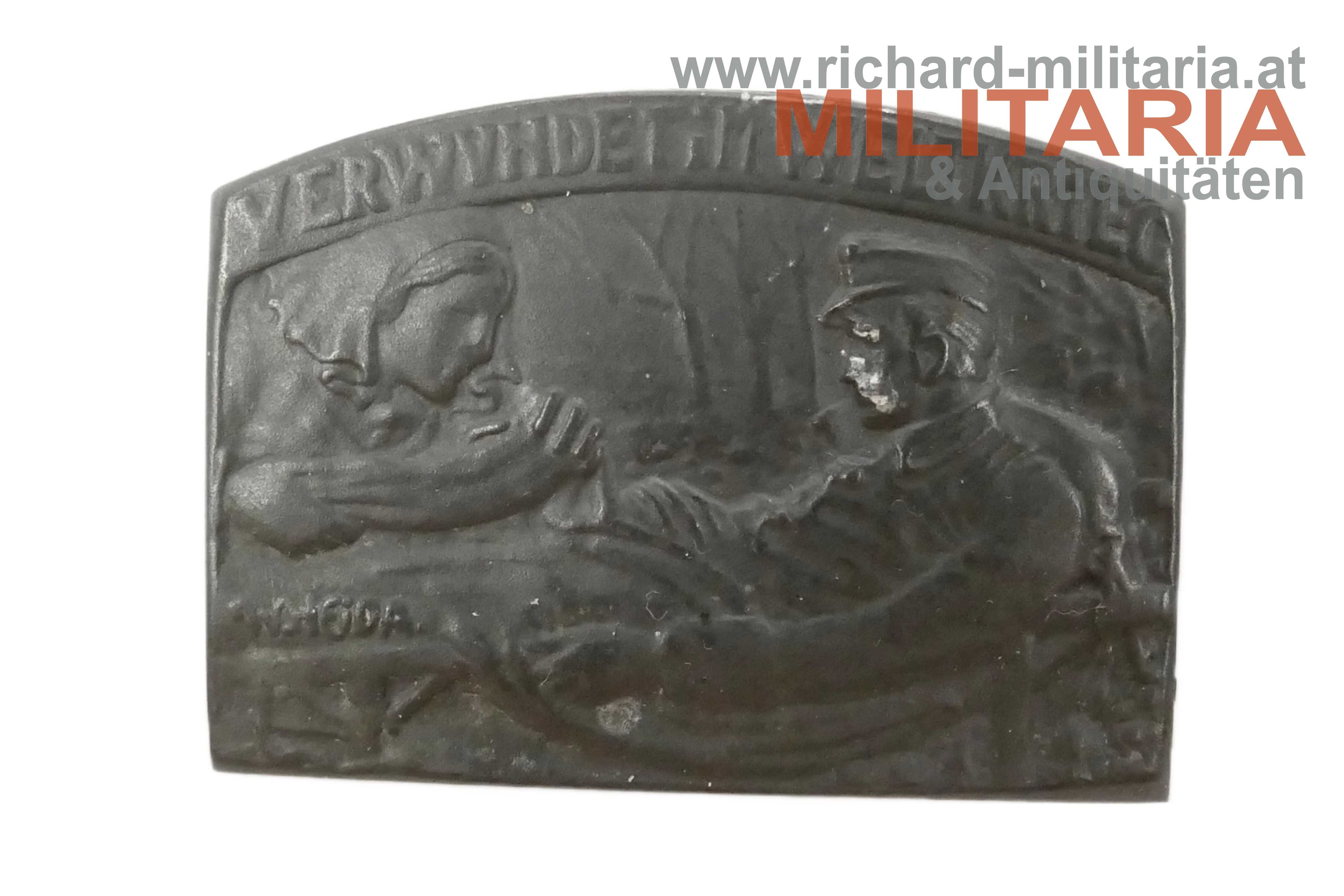 k.u.k. Kappenabzeichen - Verwundet im Weltkrieg 