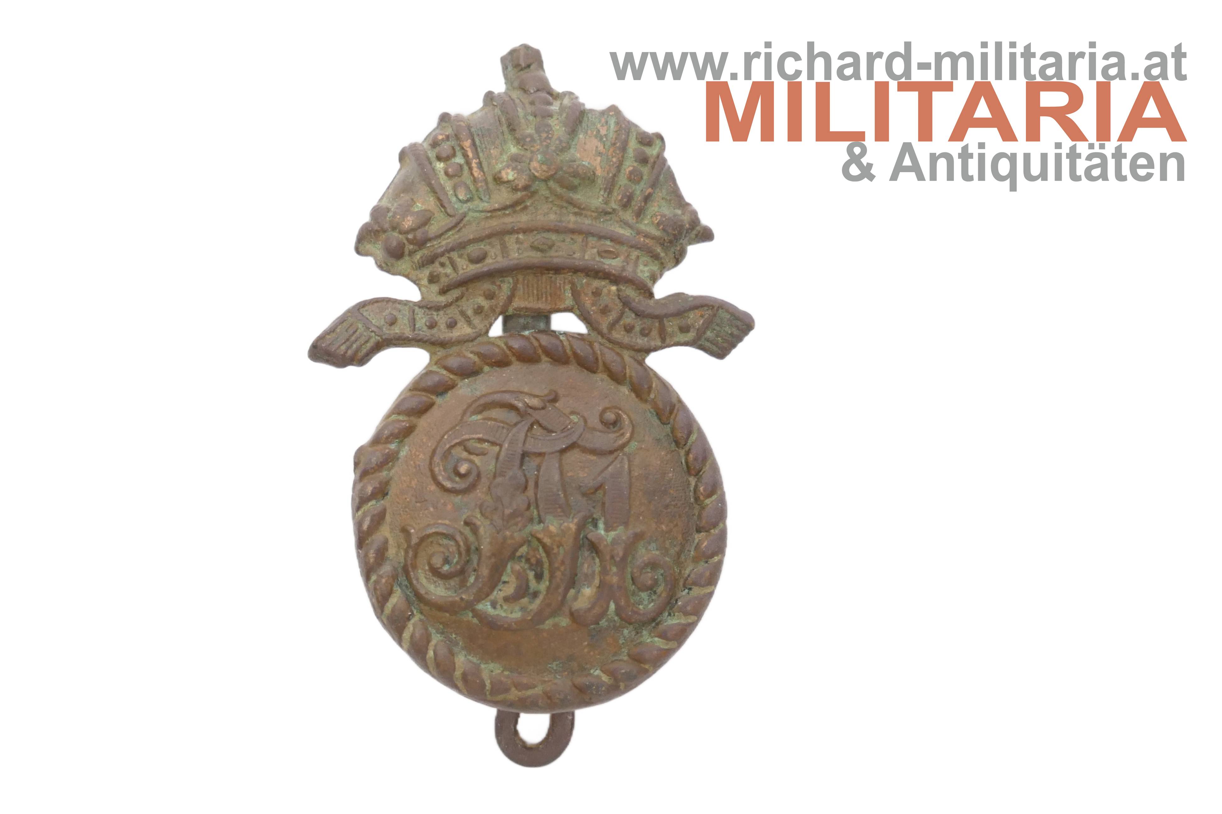 k.u.k. Kriegsmarine Mützenkokarde Unteroffizier - M1891 