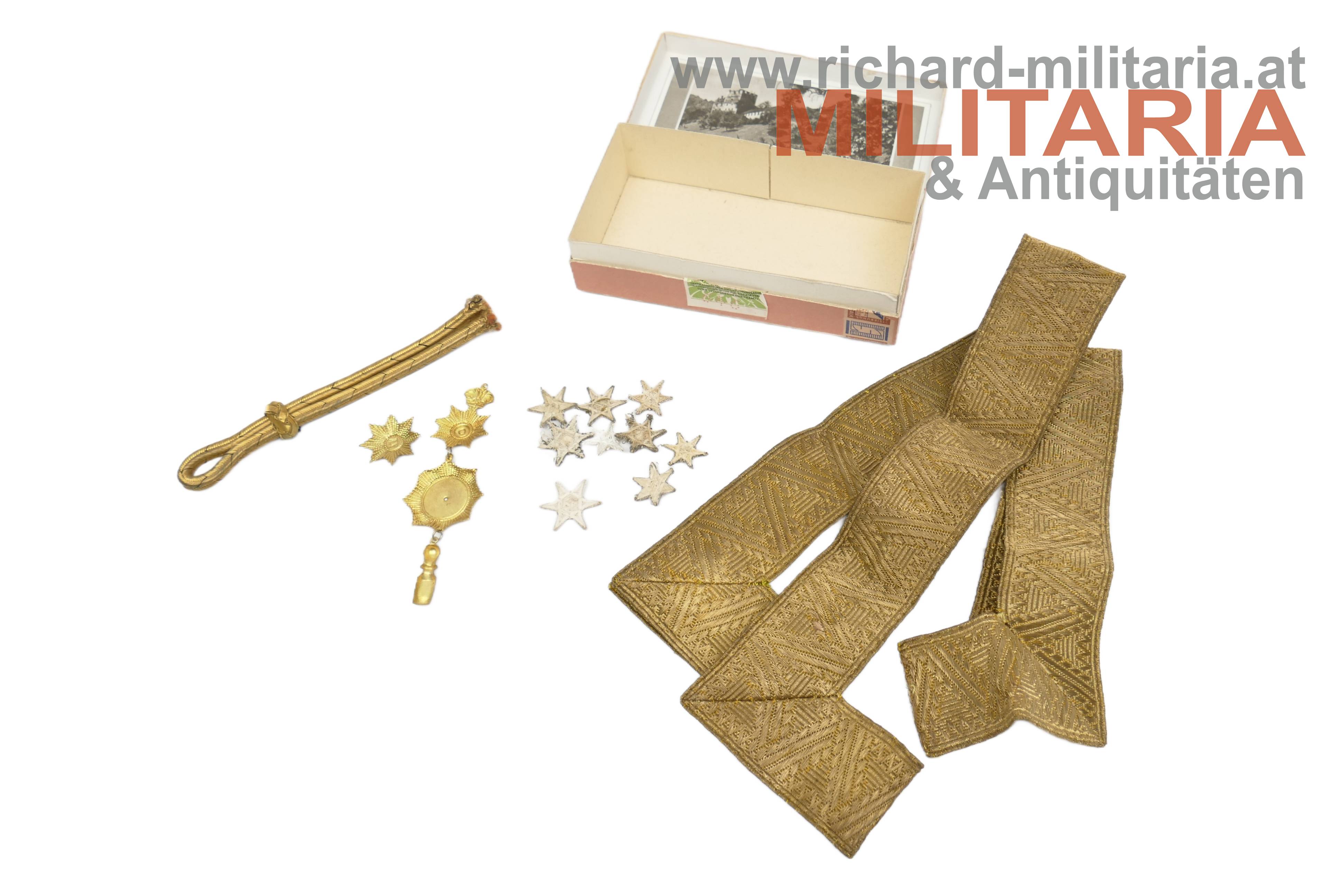 Effektennachlass eines Artillerie-Stabsoffiziers