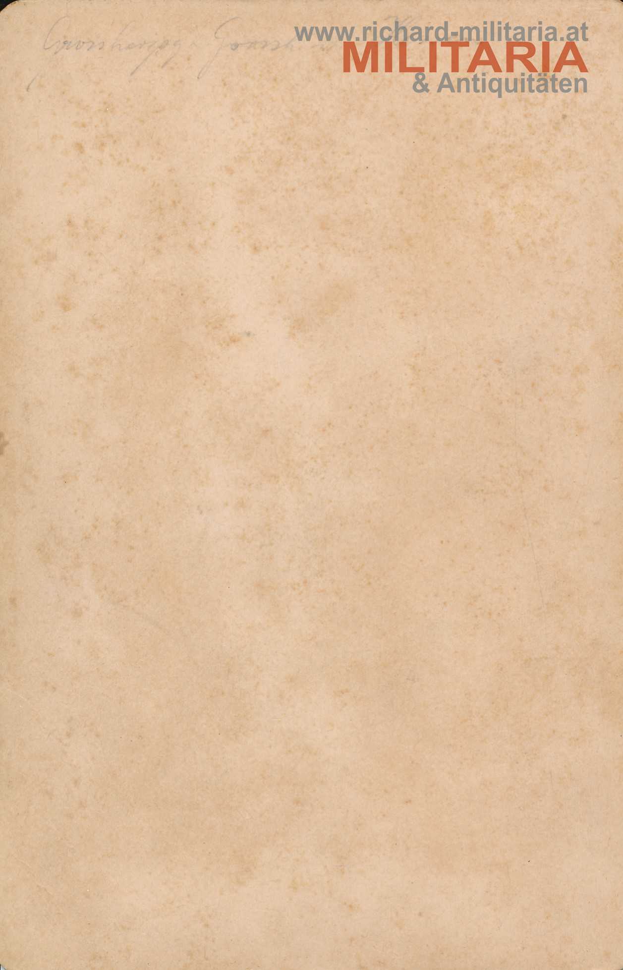 Hartkartonfoto - Zar Nikolaus mit Gattin & Großherzog von Hessen und seiner Frau