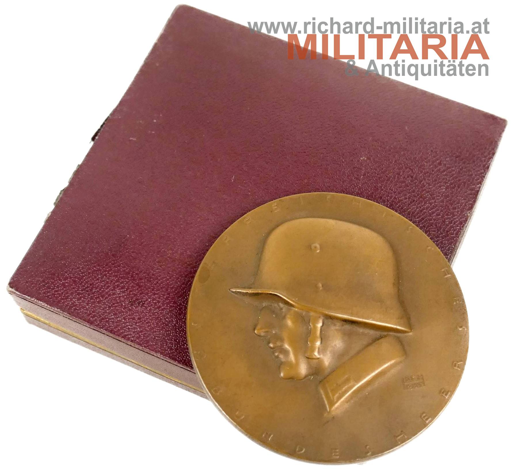 Österreichisches Bundesheer - 1. Republik - Medaille Staffellaufen Wien 1928 mit Euti 