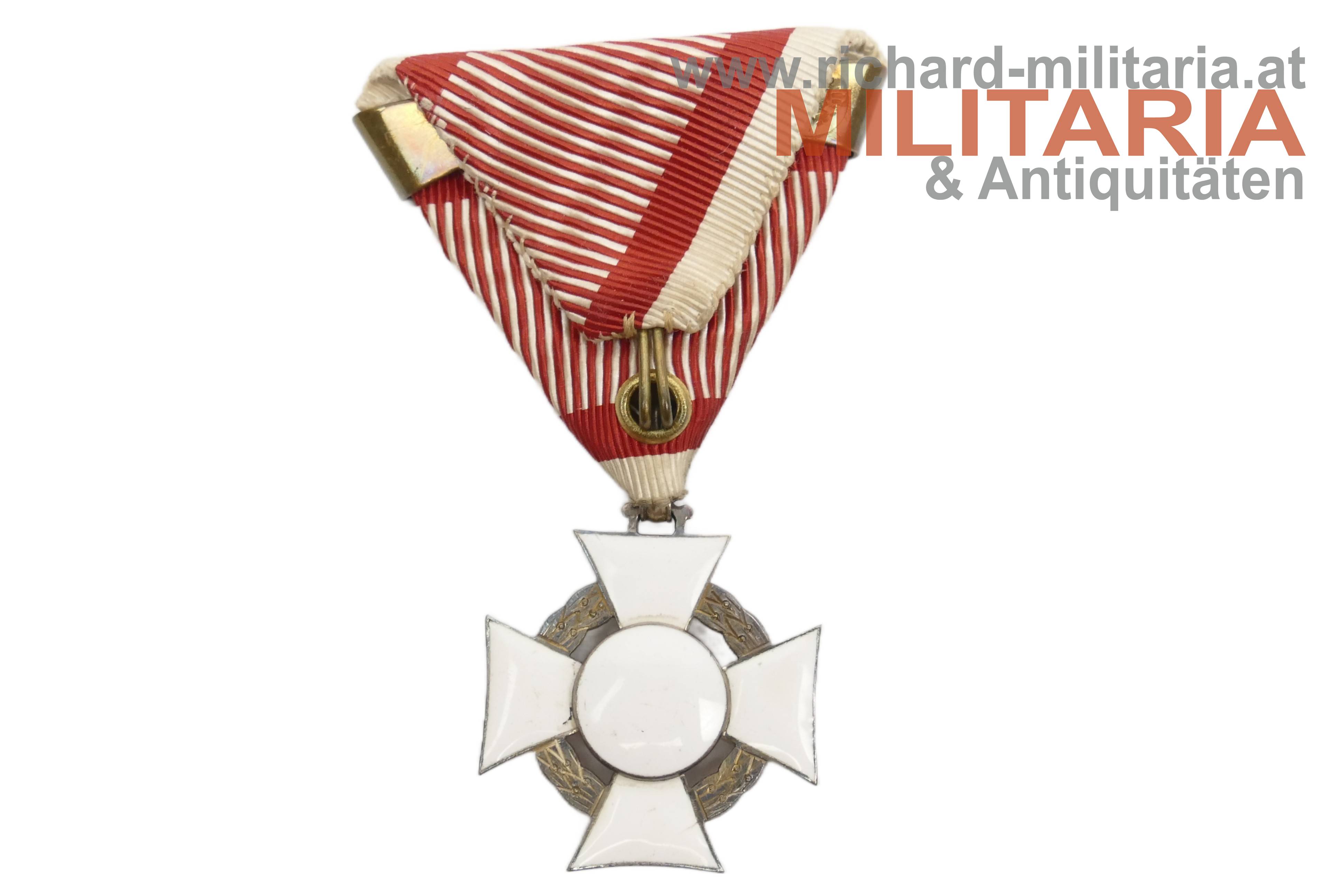 k.u.k. Militärverdienstkreuz 3. Klasse mit KD und Wiederholungsspange - Zimbler & Köchert