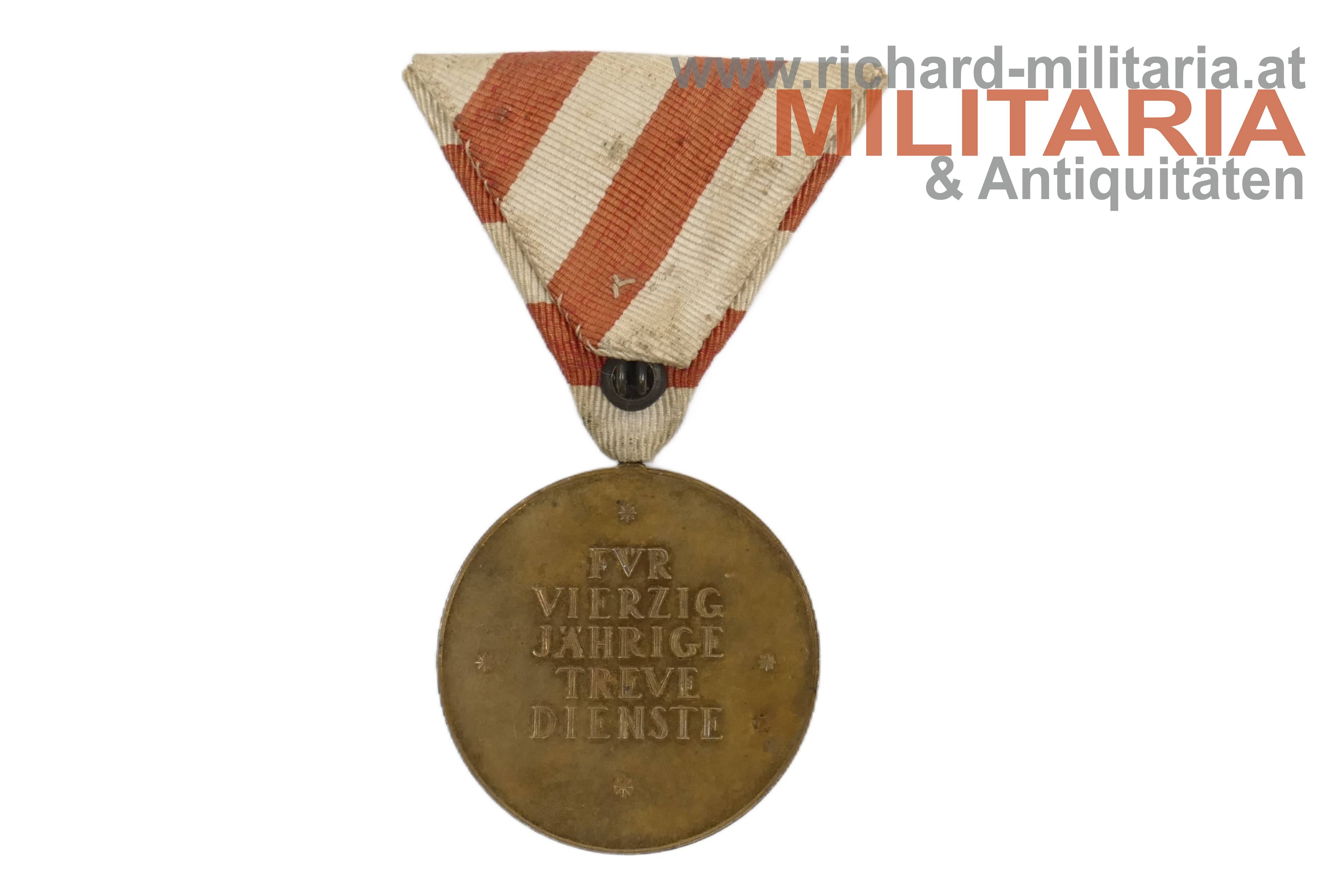 1. Republik Österreich - Für vierzigjährige Treue Dienste