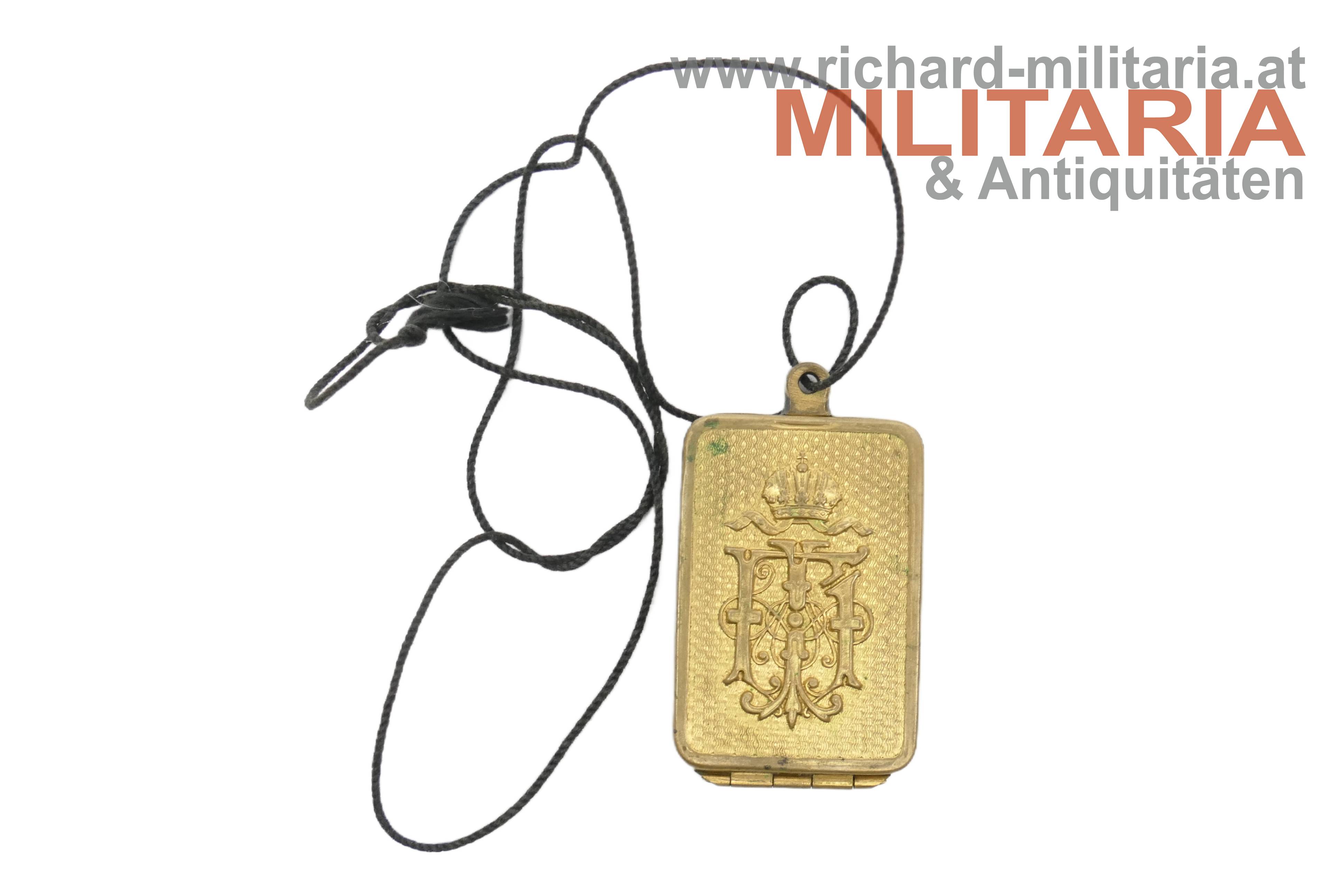 k.u.k. Erkennungsmarke für Offiziere - jüdischer (mosaischer) Offizier