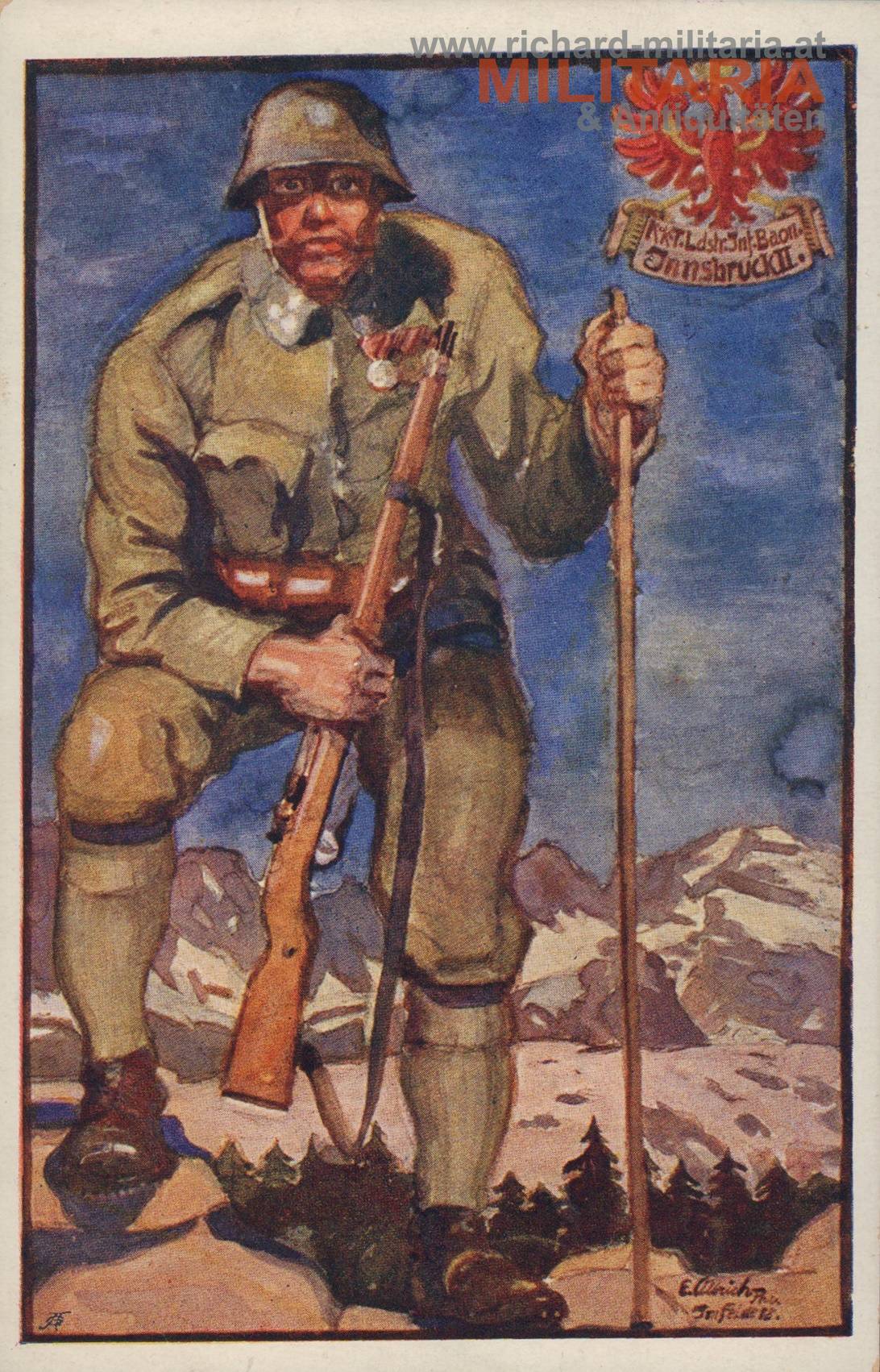 PK - k.k. Landsturm Inf. Baon Innsbruck II.