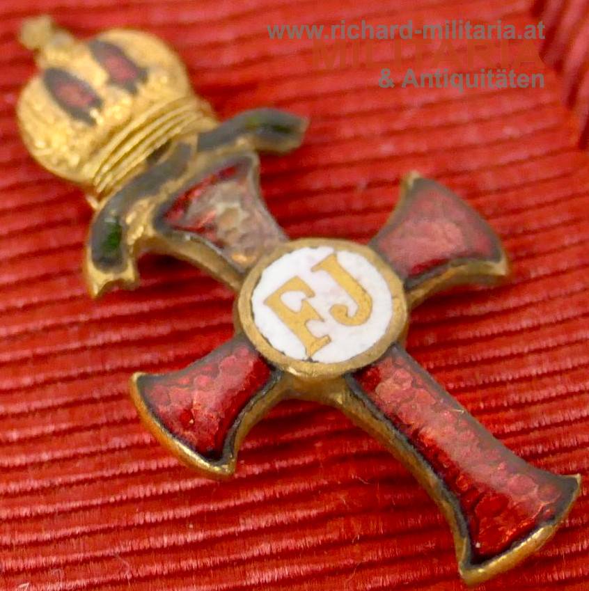 Franz Josef-Orden Kleinauflage Offizier mit KD 