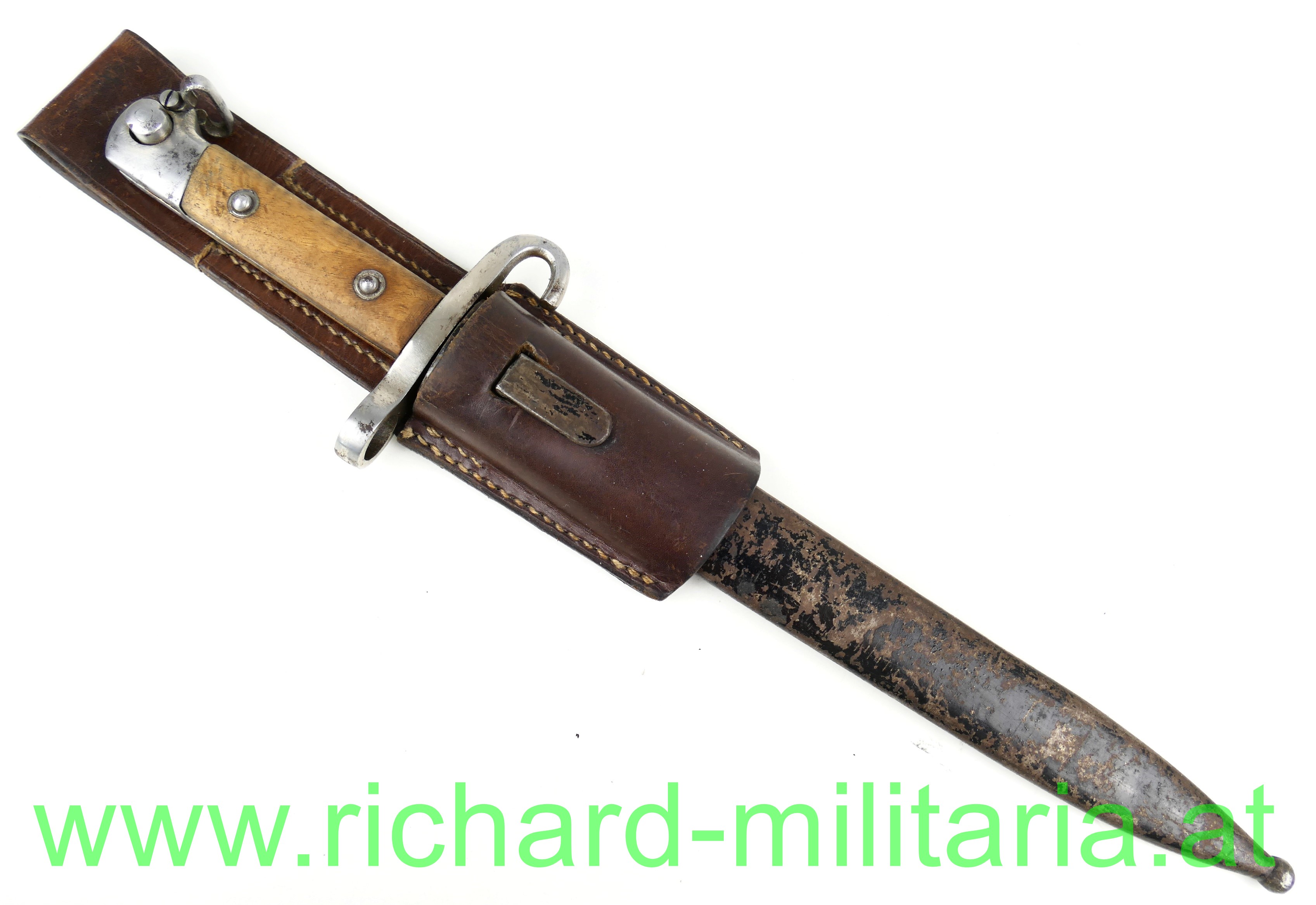 Messerbajonett M1895 - Offizier/Unteroffizier - vernickelt