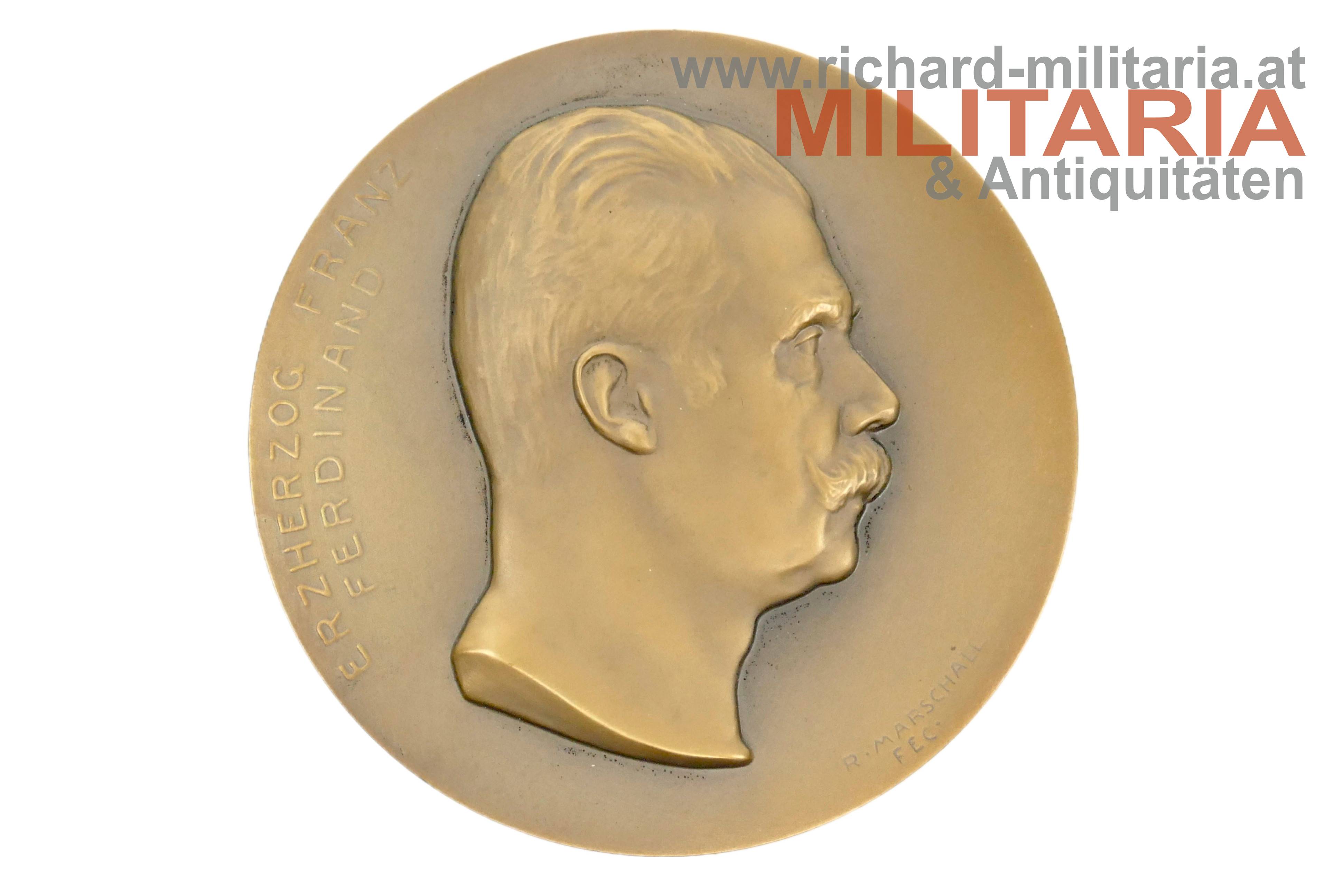 k.u.k. Medaille - Erzherzog Franz Ferdinand - Adria-Ausstellung Wien 1913