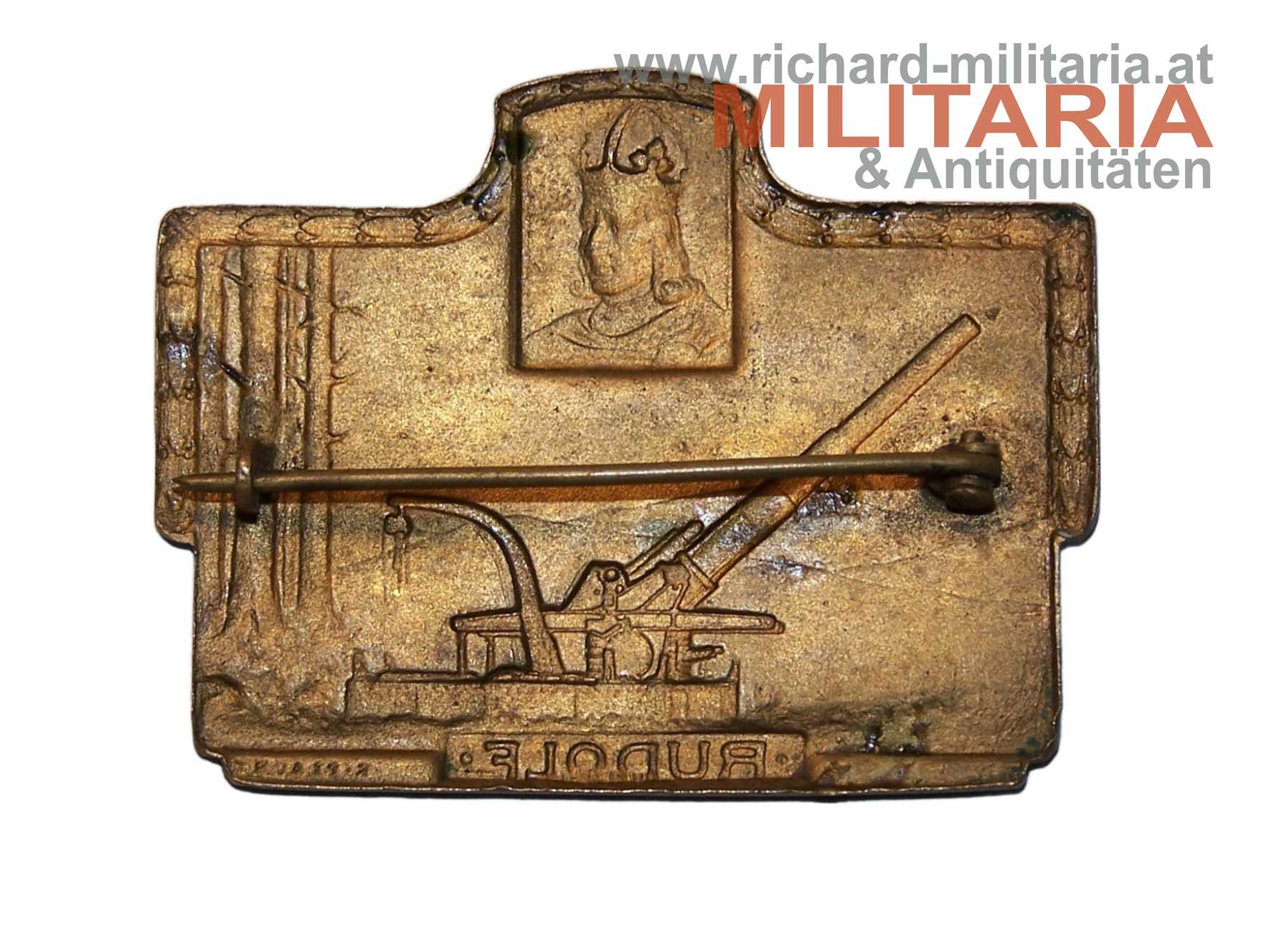 k.u.k. Kappenabzeichen - Rudolf Batterie